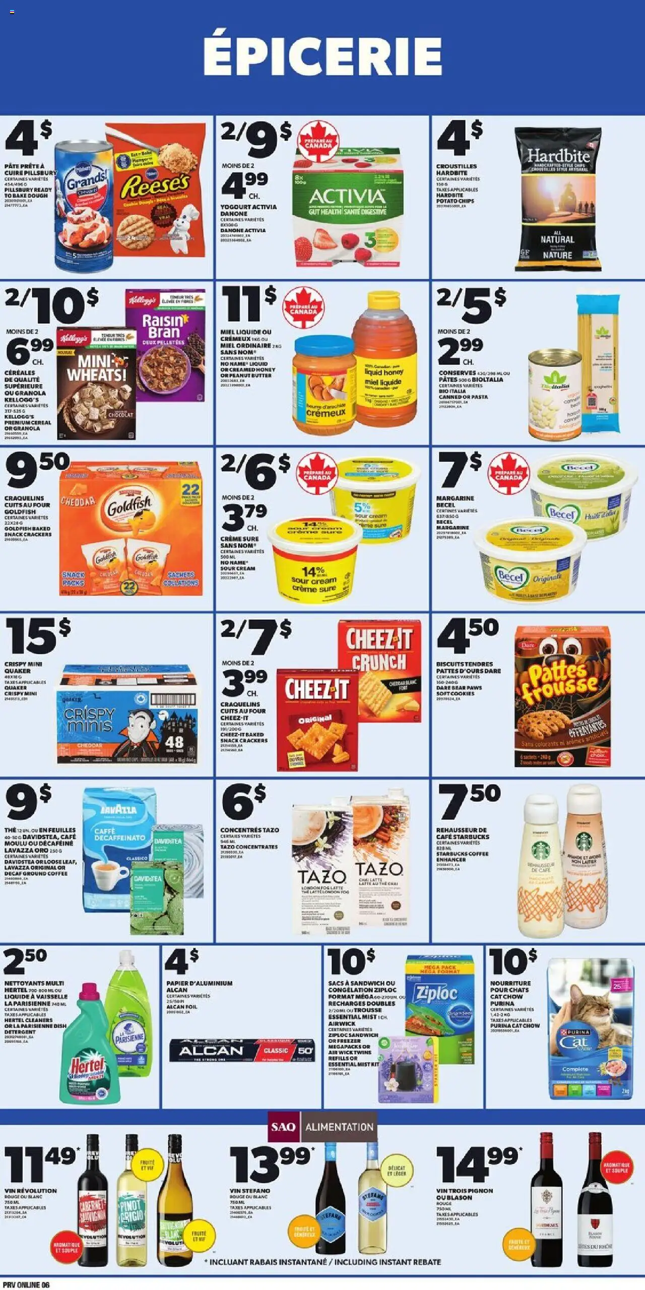Provigo flyer valid from 16.10.2025 | Page: 9 | Products: Tea, Sour cream, Pasta, Coffee