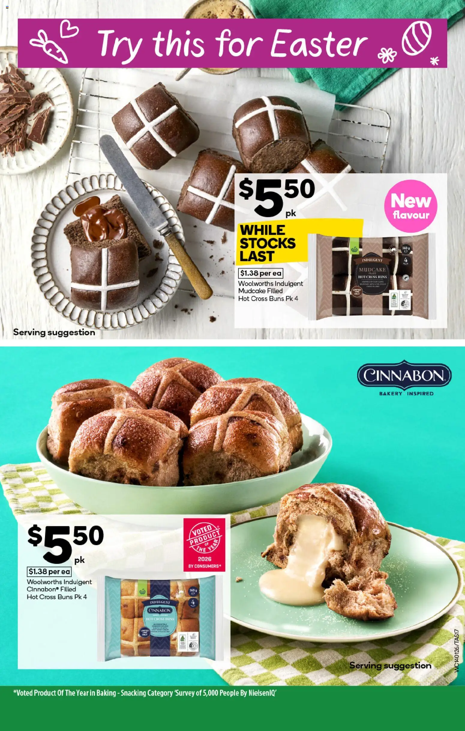 Woolworths catalogue - valid from 14.01.2026 | Page: 17 | Products: Bakery
