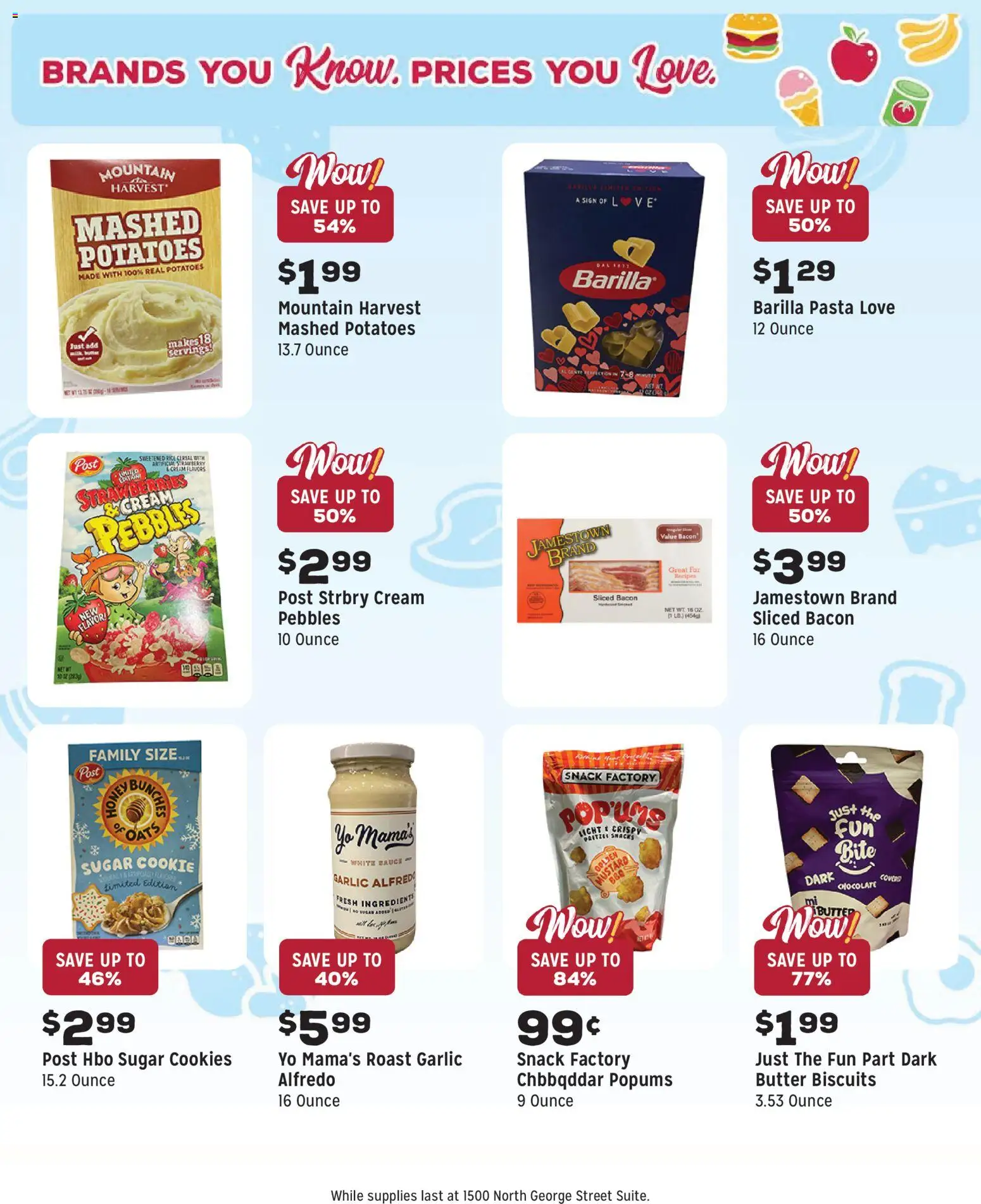 Grocery Outlet Weekly Ad - PA - valid from 11.02.2026 | Page: 10 | Products: Butter, Pasta, Potatoes, Sauce
