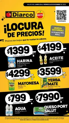 Vista previa Diarco - Especial Locura De Precios válido desde el 22.12.2025