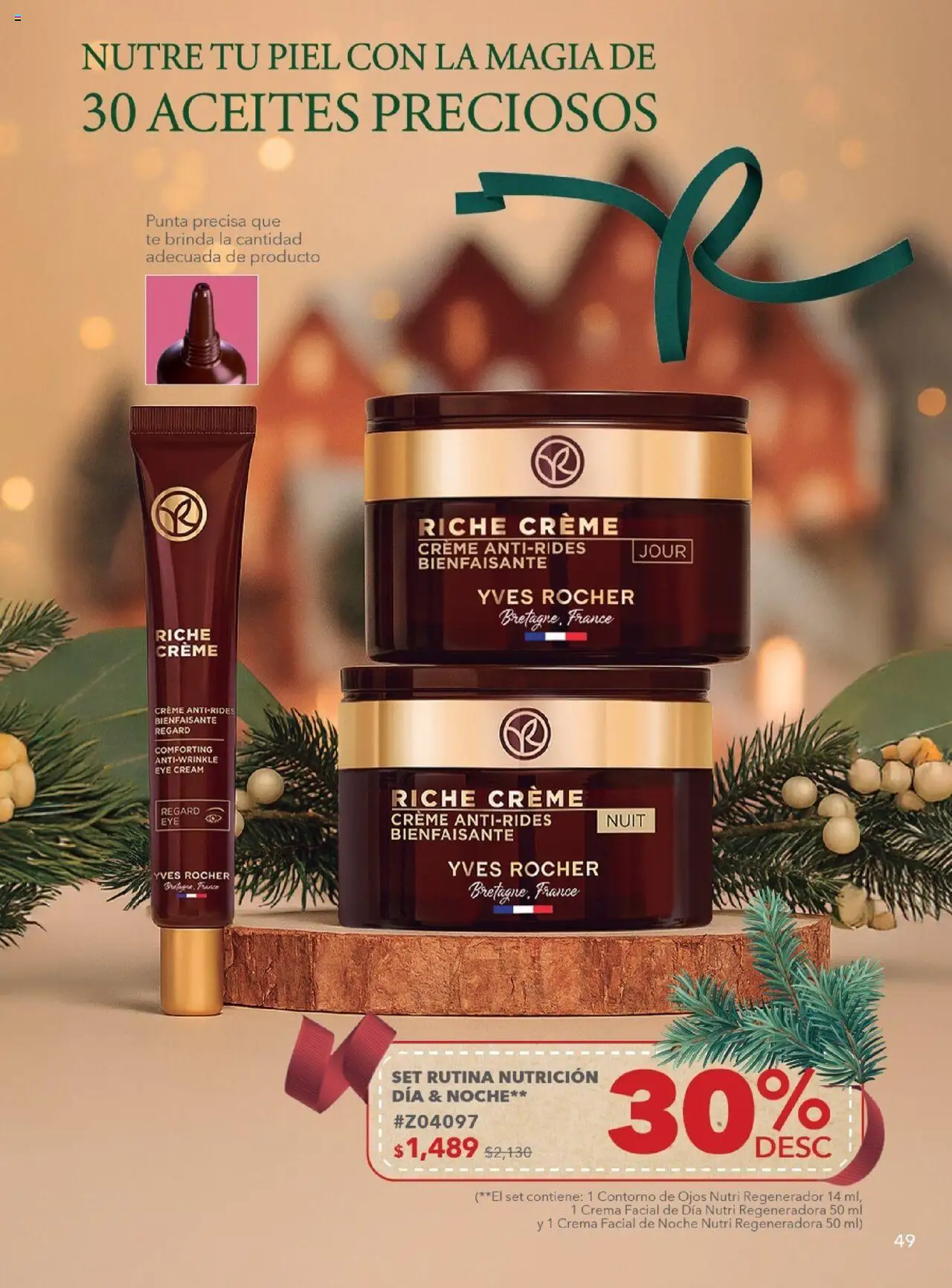 Nuevas ofertas de Yves Rocher válidas en toda la República Mexicana desde el 28.10.2025. ¡Encuentra las mejores ofertas en Yves Rocher - Campaña 15 2025! | Página: 49 | Productos: Contorno de ojos, Crema, Contorno, Té