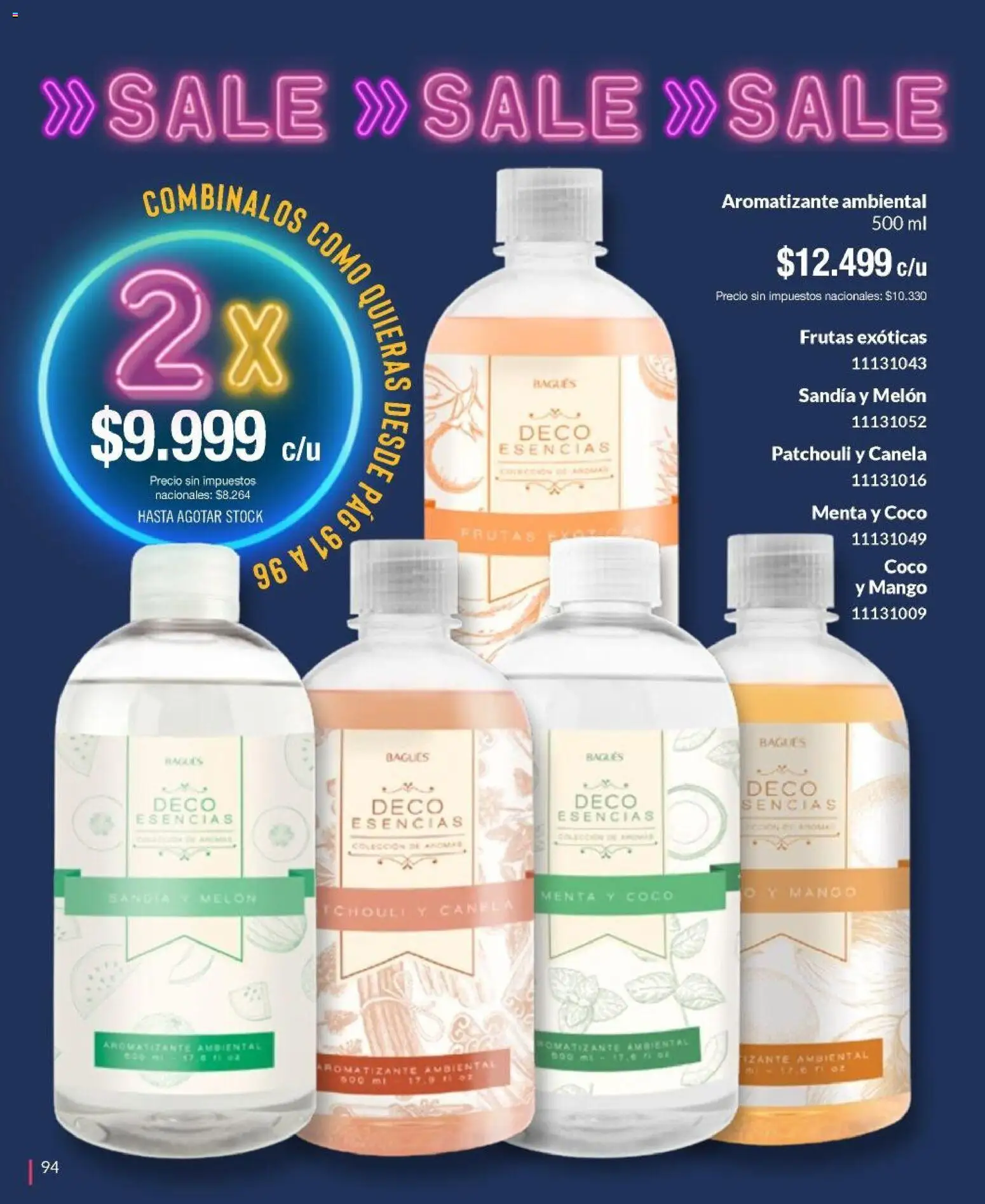 Bagués - Catálogo │ válido desde el 20.10.2025 | Página: 94 | Productos: Sandía, Melón, Mango, Esencias