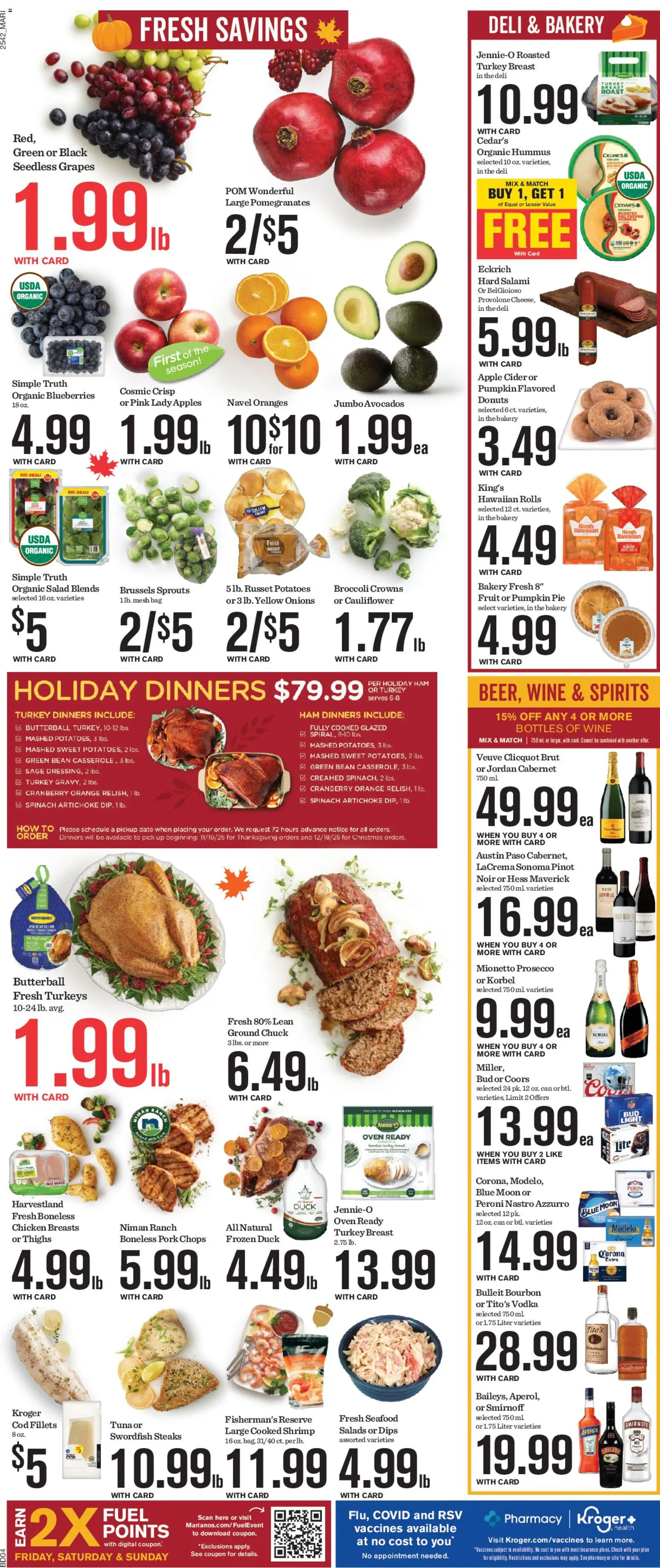 Mariano's Black Friday - valid from 19.11.2025 | Page: 6 | Products: Broccoli, Pork, Salad, Potatoes