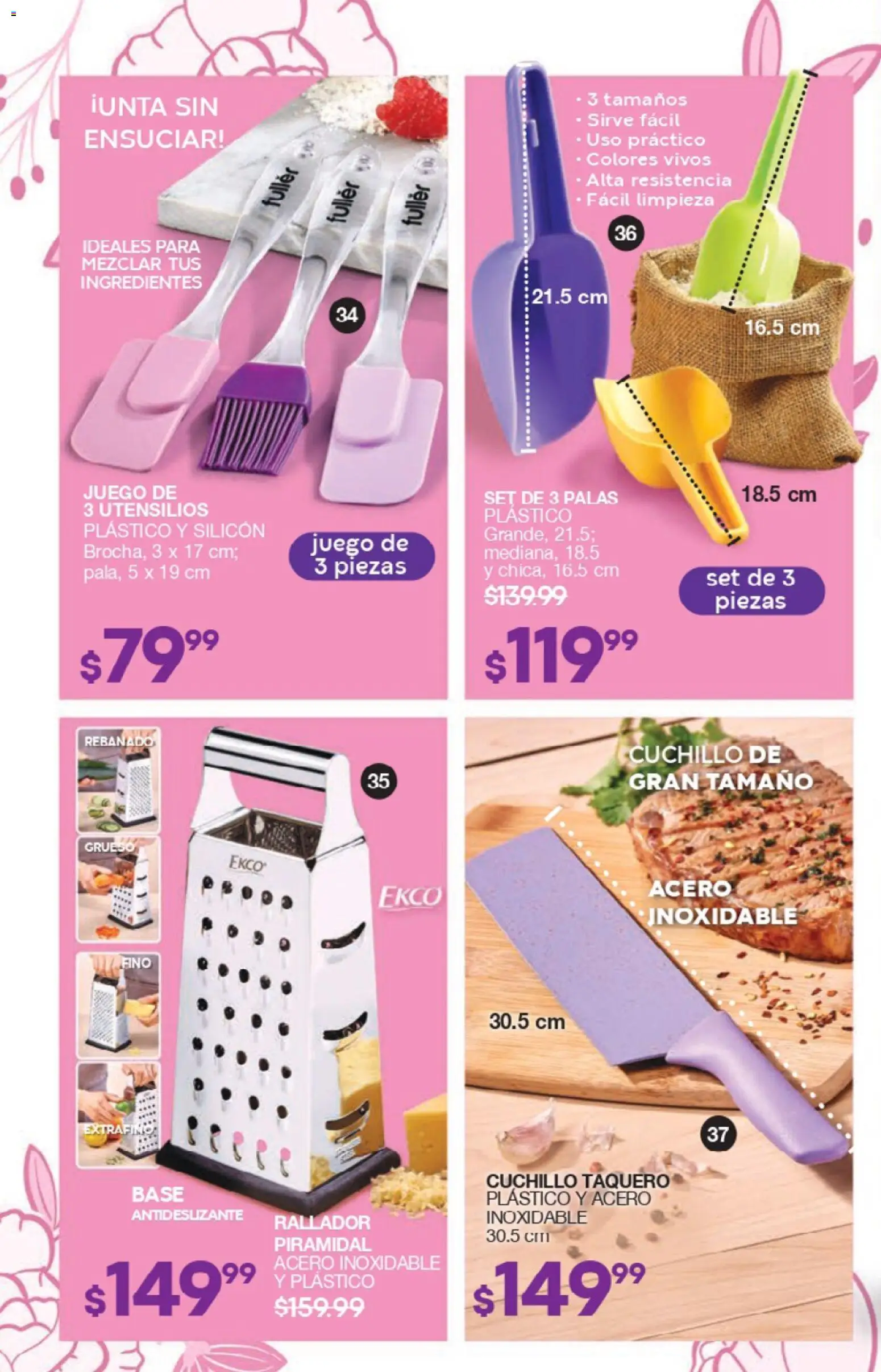 Nuevas ofertas de Fuller válidas en toda la República Mexicana desde el 04.02.2026. ¡Encuentra las mejores ofertas en Fuller campaña 22 2026! | Página: 28 | Productos: Juego, Cuchillo