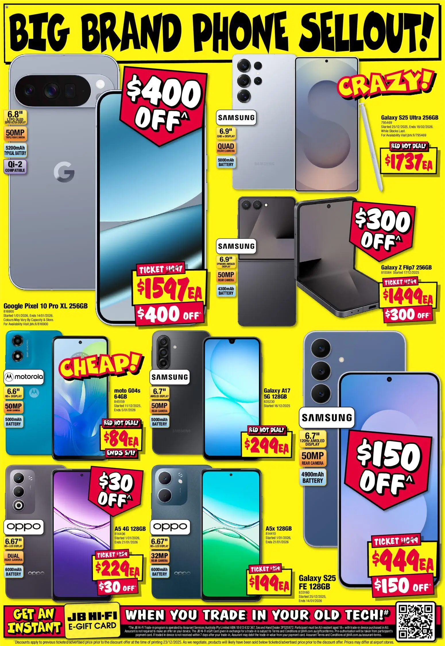 JB Hi-Fi catalogue - valid from 02.01.2026 | Page: 4 | Products: Battery, Phone, Device, Camera