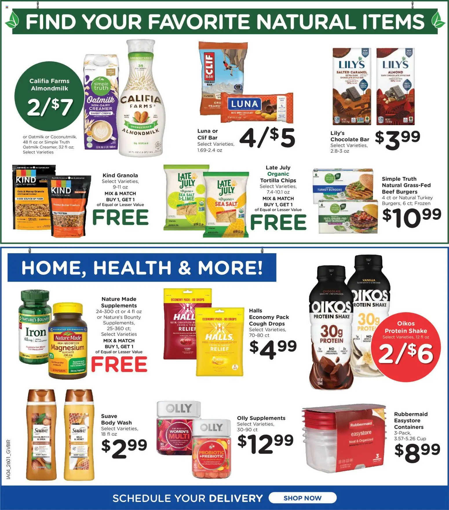 Kroger Ad - valid from 04.02.2026 | Page: 6 | Products: Magnesium, Pan, Beef, Body Wash