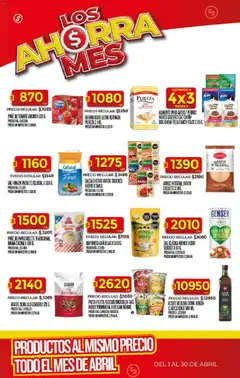 Vista previa Dia - Ofertas - LOS AHORRA válido desde el 01.04.2026 | Página: 3 | Productos: Harina, Semillas, Pure de Tomate, Pasta