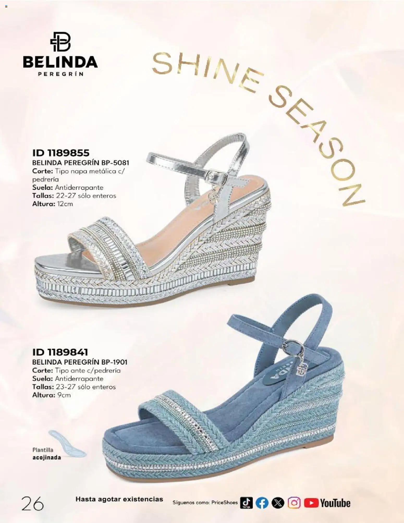 Nuevas ofertas de Price Shoes válidas en toda la República Mexicana desde el 08.12.2025. ¡Encuentra las mejores ofertas en Price Shoes catálogo Belinda! | Página: 26