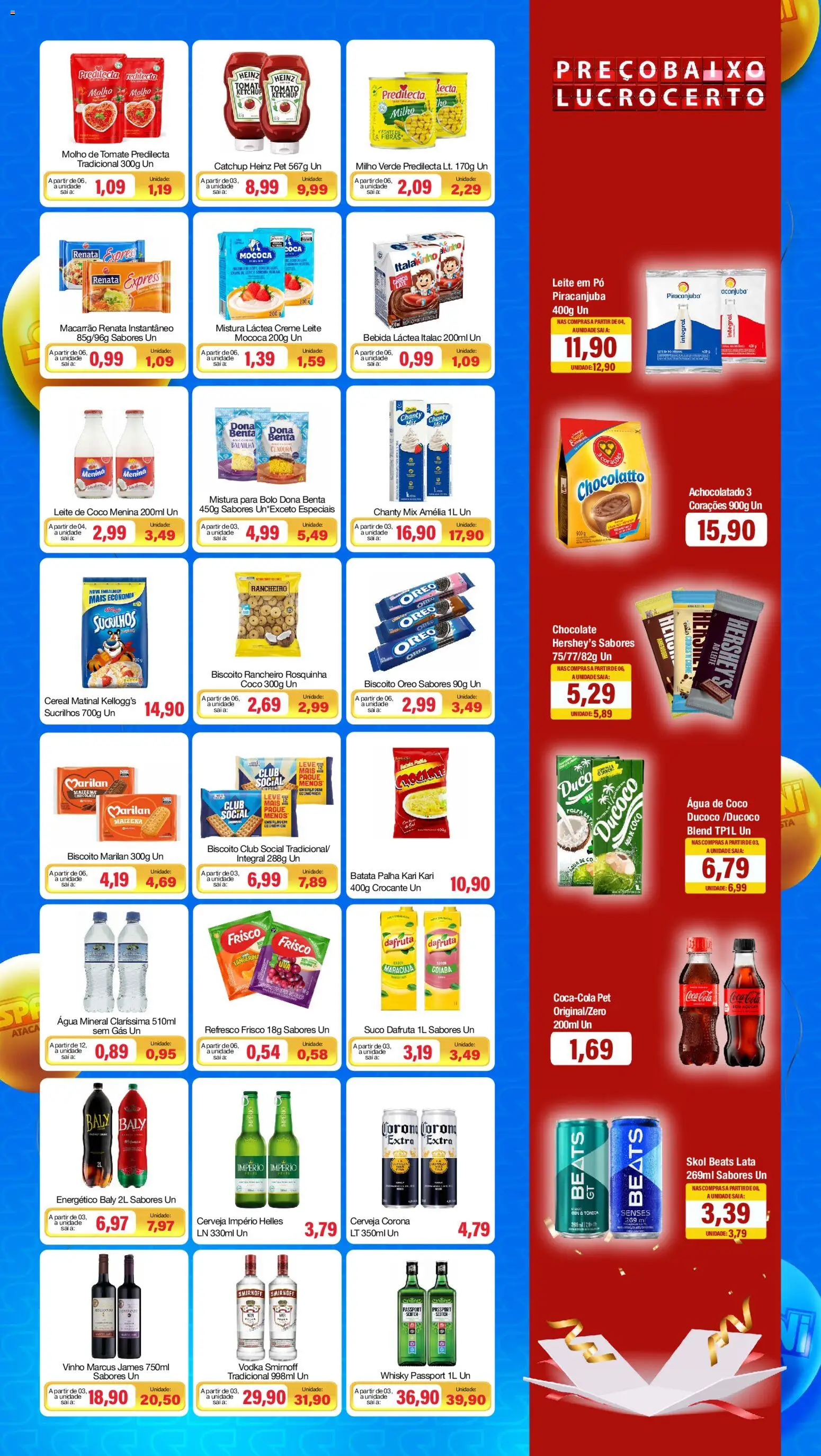 Spani Atacadista Folheto - válido de 14.04.2026 | Página: 3 | Produtos: Água de coco, Achocolatado, Sucrilhos, Creme