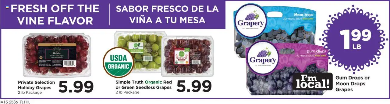 Food 4 Less Weekly Ad - valid from 08.10.2025 | Page: 7 | Products: Grapes