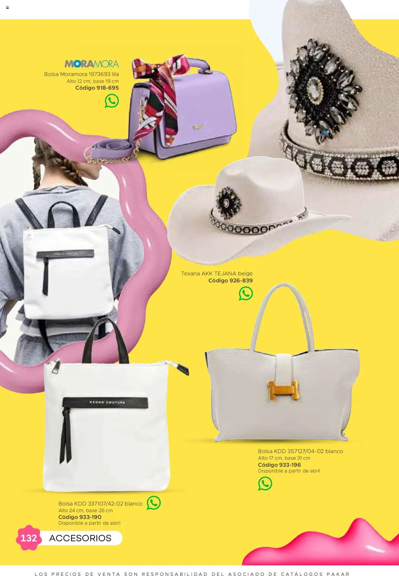 Nuevas ofertas de SC Pakar válidas en toda la República Mexicana desde el 31.01.2025. ¡Encuentra las mejores ofertas en SC Pakar catálogo Ropa! | Página: 132 | Productos: Bolsa