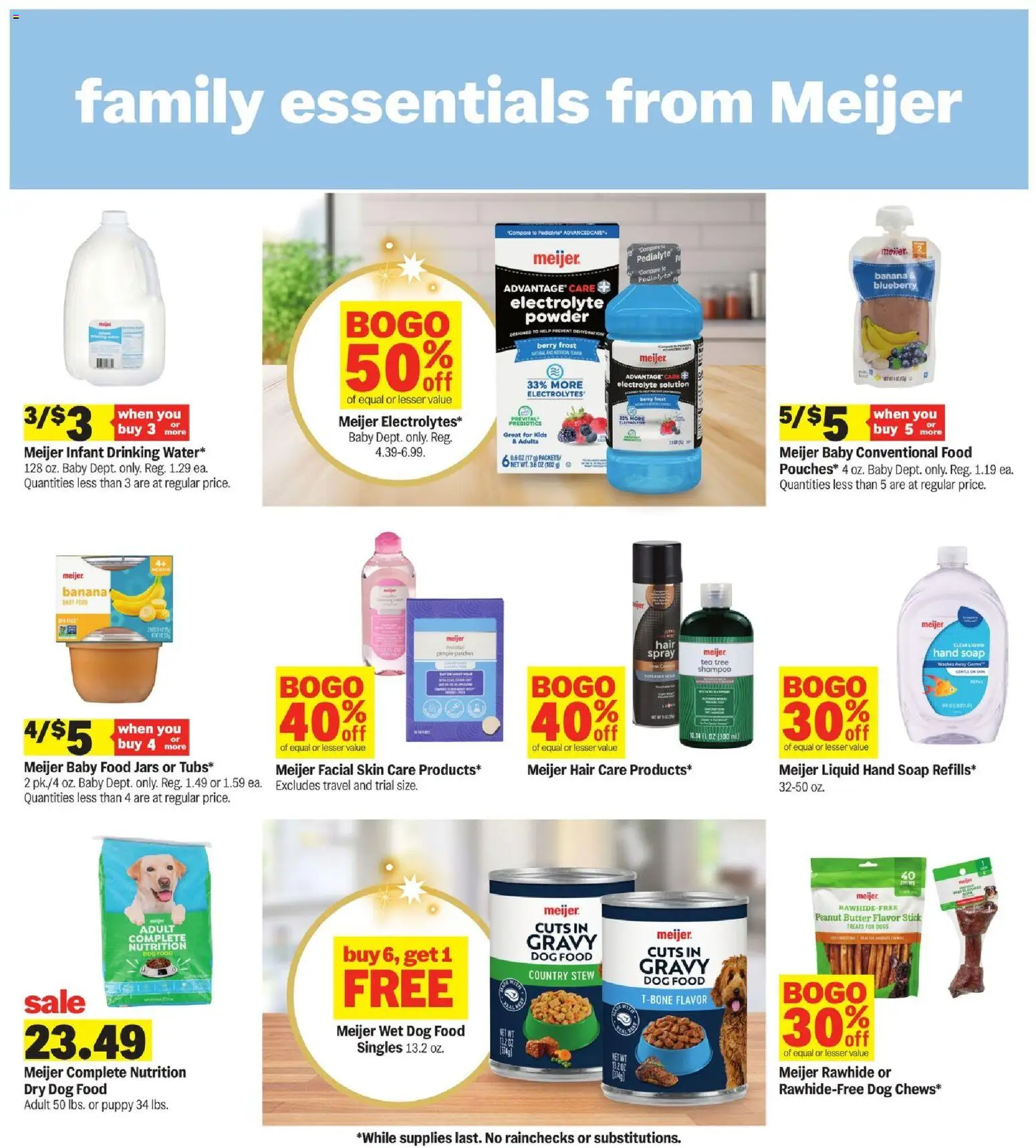 Meijer Weekly Ad - MI - valid from 26.12.2025 | Page: 17 | Products: Dog Food, Powder, Shampoo, Tea