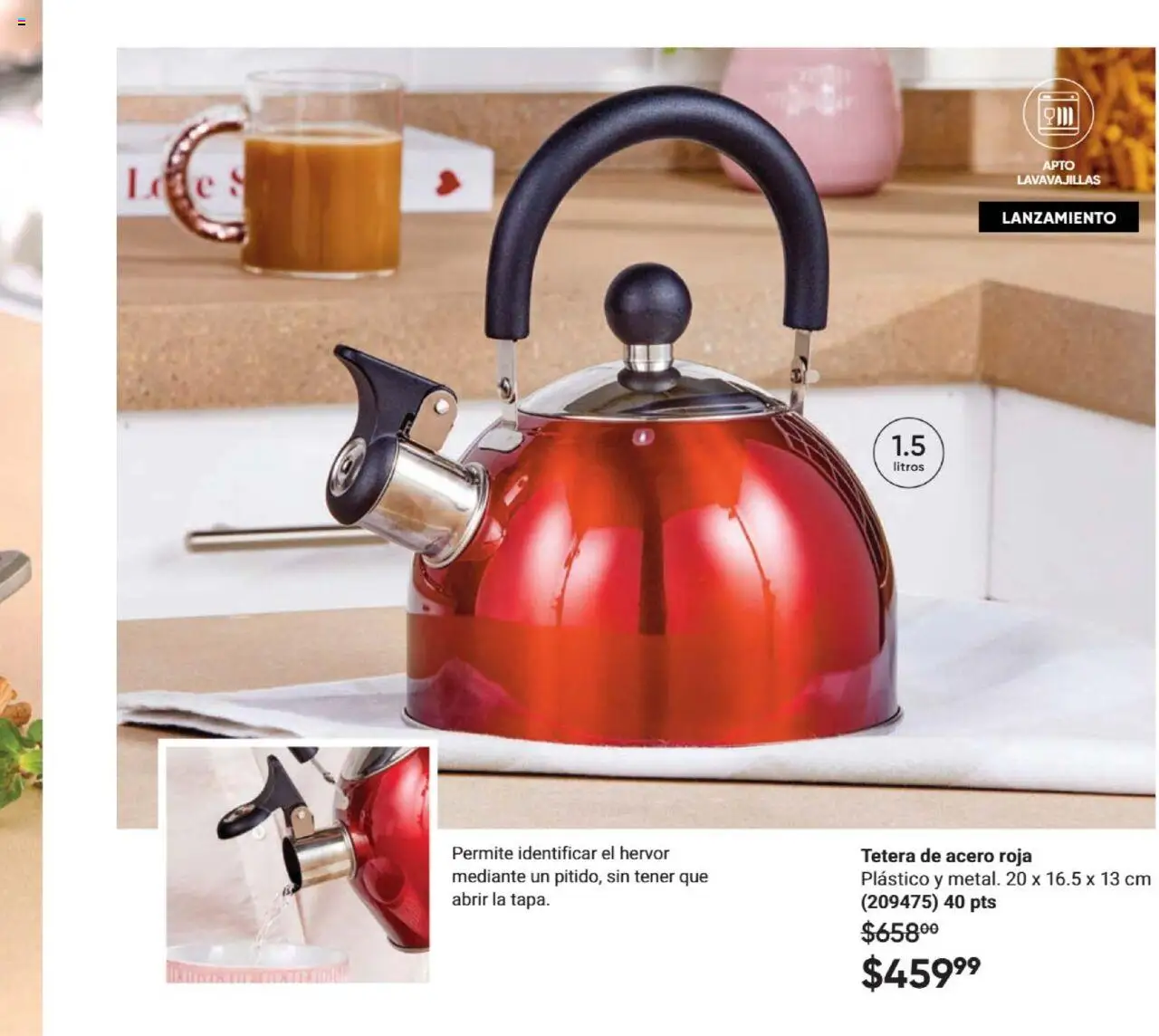 Nuevas ofertas de AVON válidas en toda la República Mexicana desde el 09.10.2025. ¡Encuentra las mejores ofertas en AVON - Casa & Estilo 16 2025! | Página: 71 | Productos: Tetera, Lavavajillas