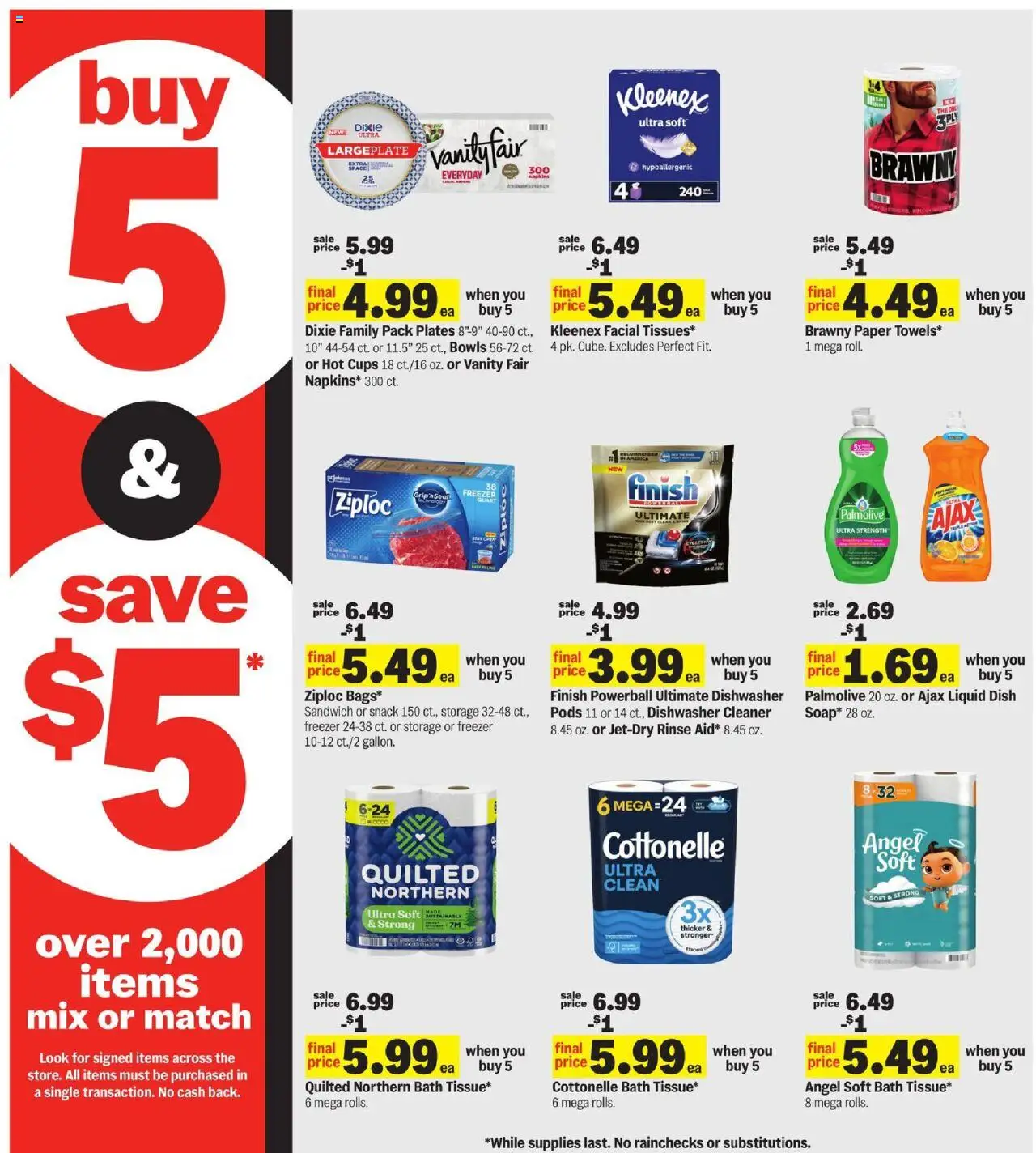 Meijer Weekly Ad - valid from 17.08.2025 | Page: 14 | Products: Bath, Dishwasher cleaner, Freezer, Dishwasher