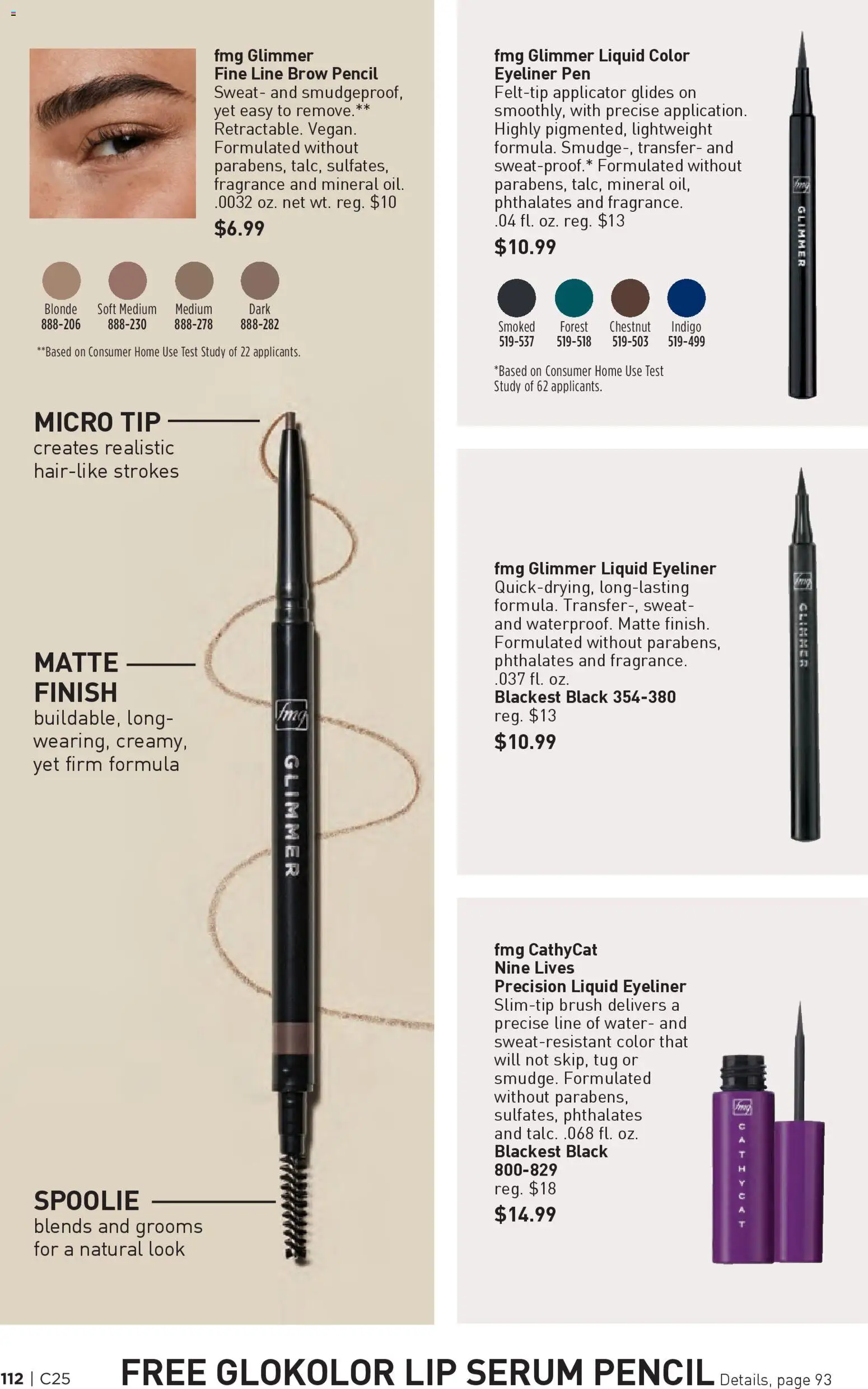 Avon Brochure - valid from 03.12.2025 | Page: 112 | Products: Pen, Fragrance, Brush, Eyeliner
