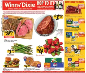 Preview of Winn Dixie weekly ads valid from 01.04.2026