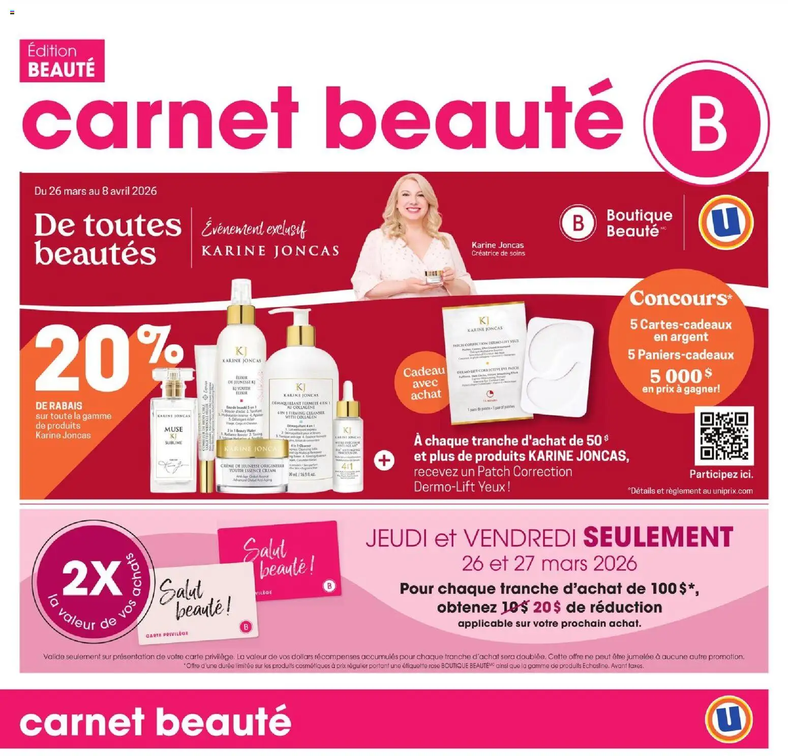 Uniprix flyer valid from 26.03.2026 | Page: 1 | Products: Cream
