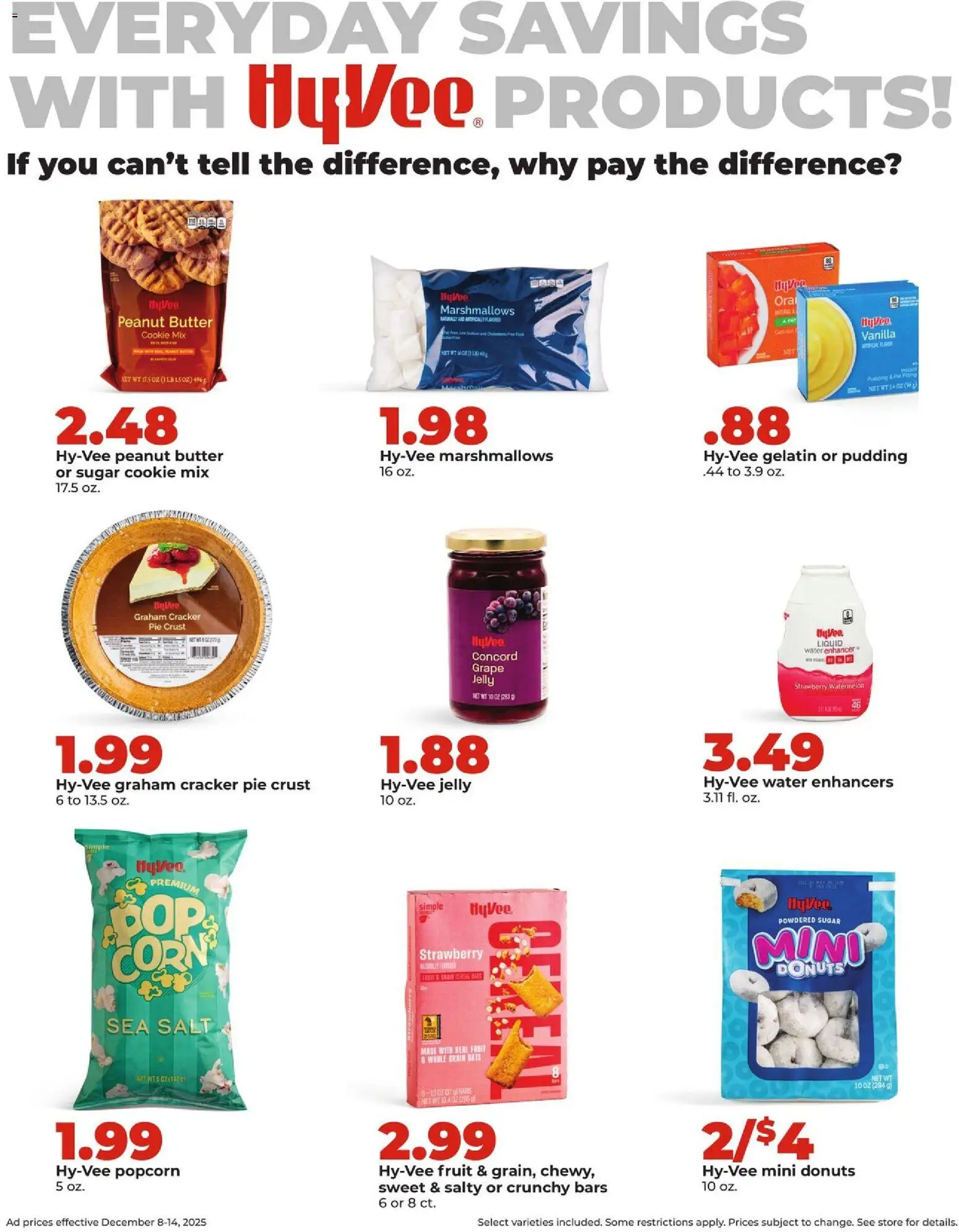 HyVee Weekly Ad - valid from 08.12.2025 | Page: 21 | Products: Butter, Water, Salt, Watermelon