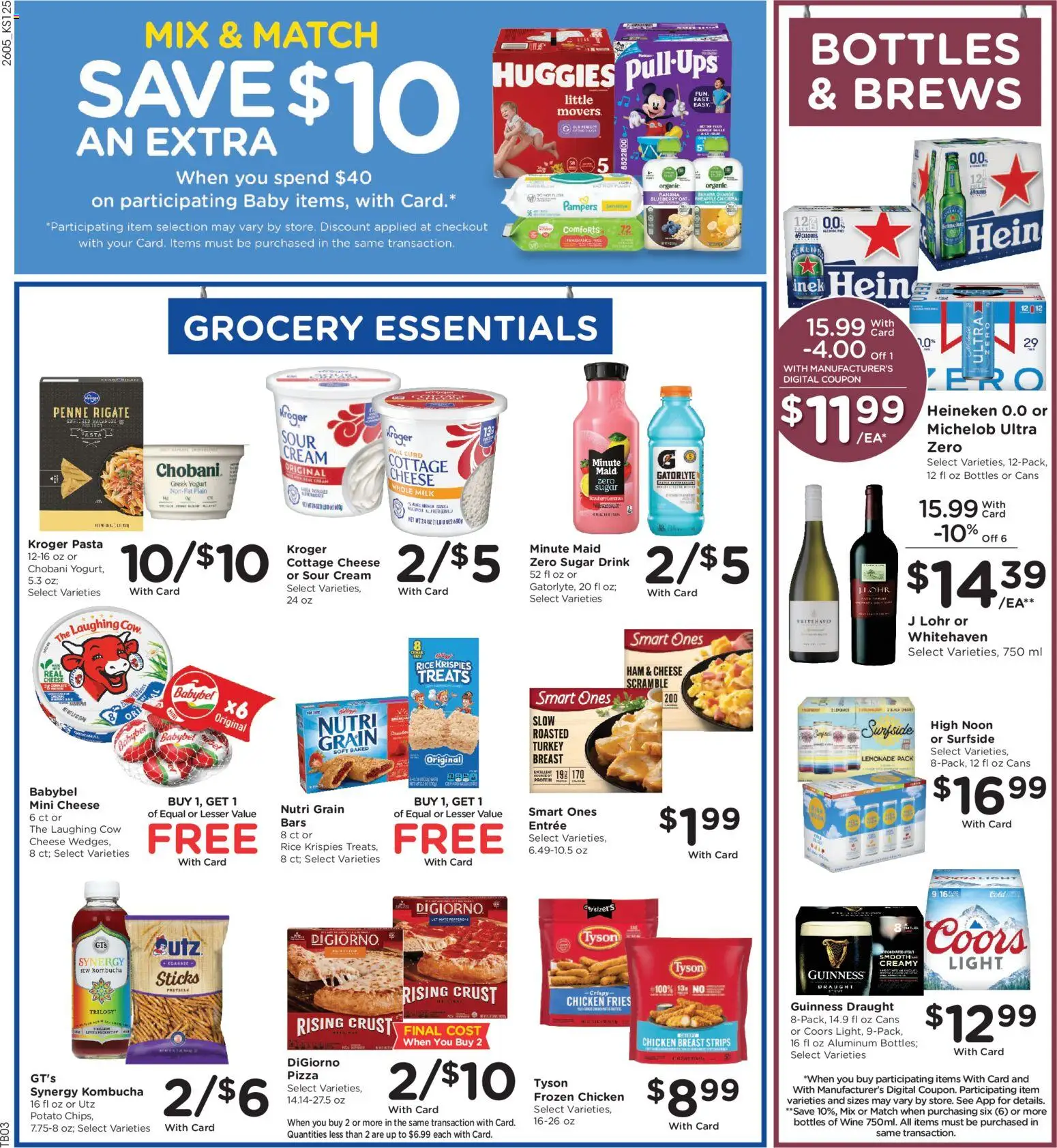 King Soopers Weekly Ad - valid from 04.03.2026 | Page: 6 | Products: Cheese, Ham, Cottage cheese, Sugar