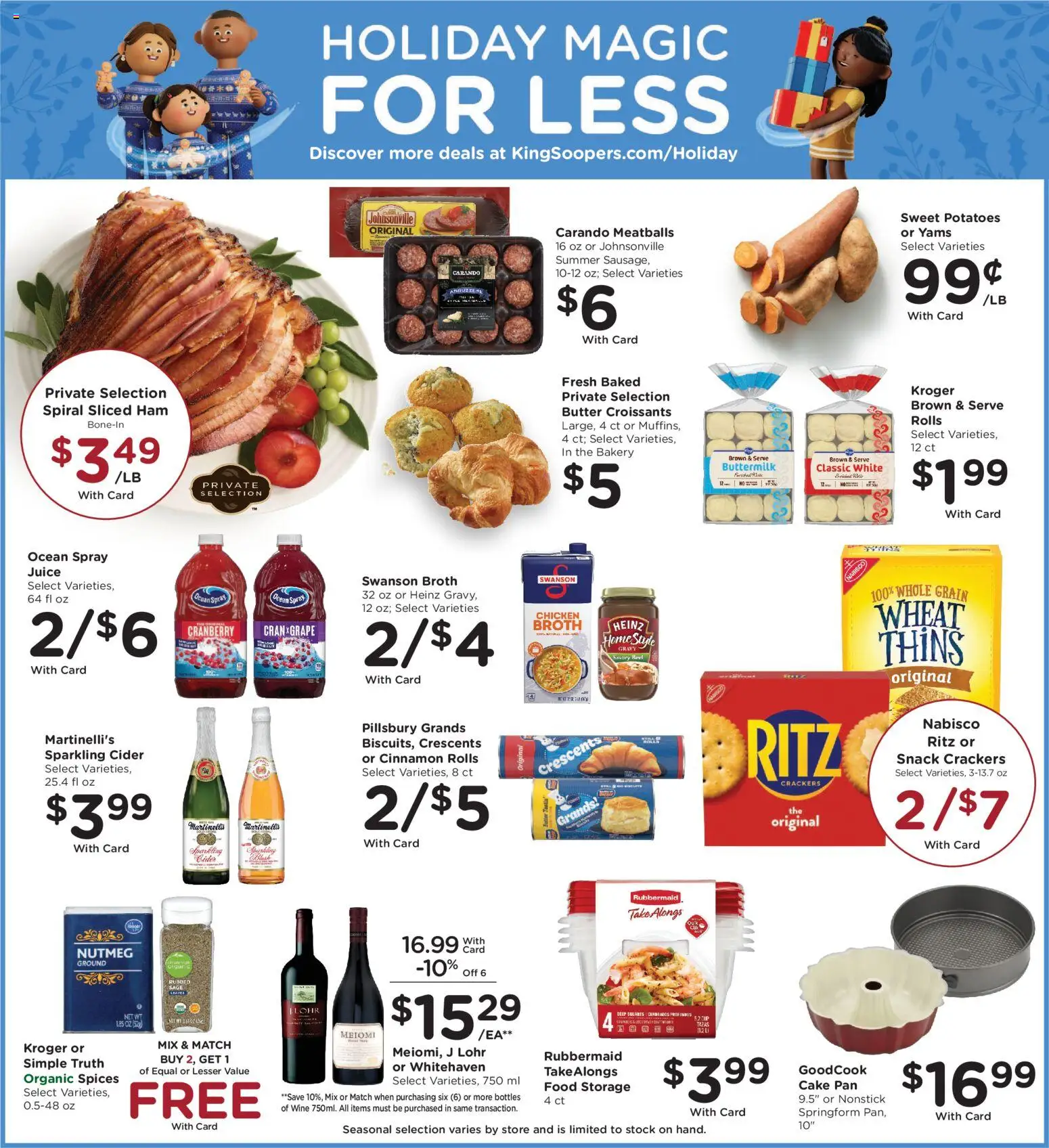 King Soopers Weekly Ad - valid from 10.12.2025 | Page: 6 | Products: Pan, Butter, Wine, Spices