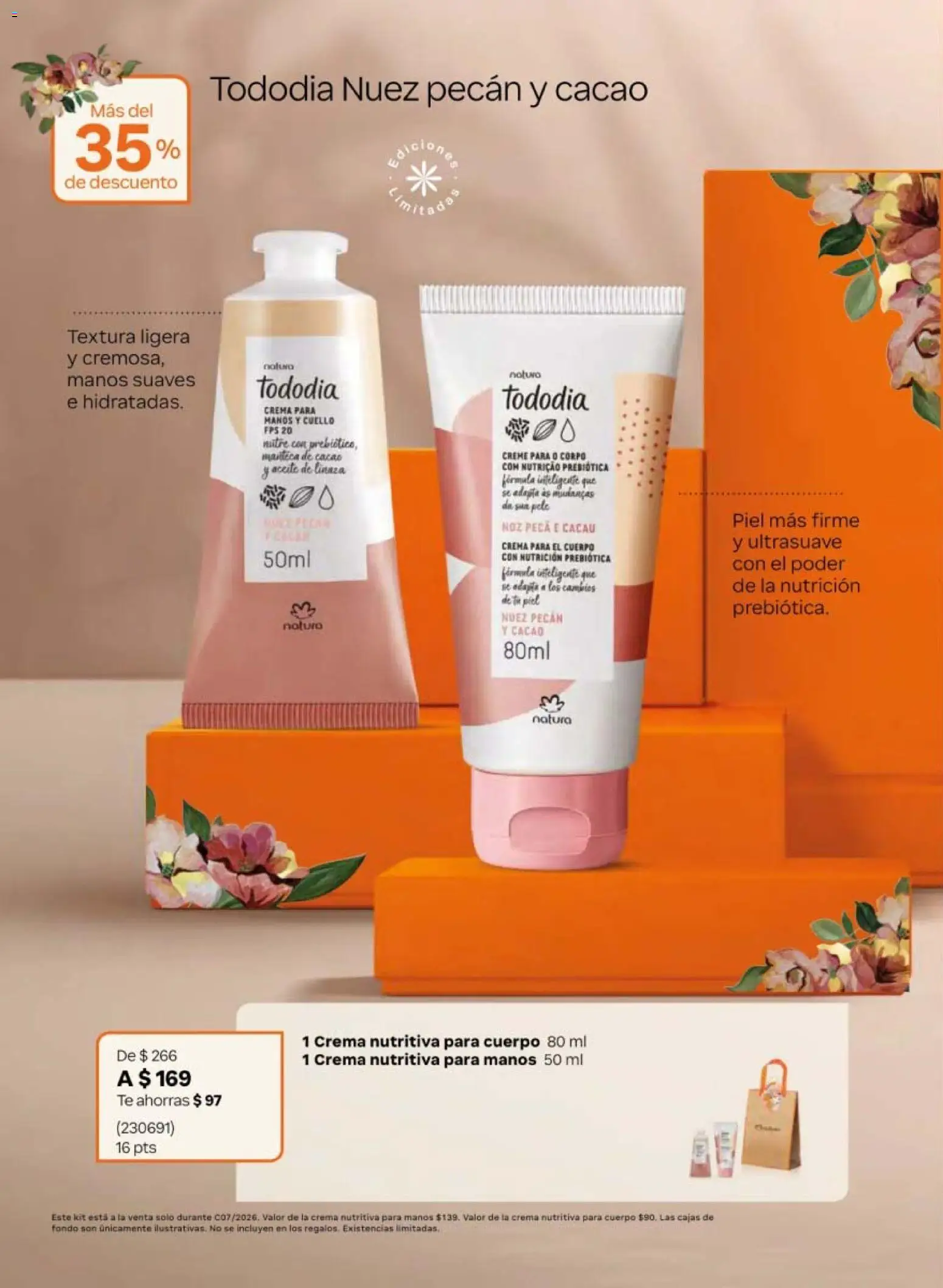 Nuevas ofertas de Natura válidas en toda la República Mexicana desde el 24.04.2026. ¡Encuentra las mejores ofertas en Natura campaña 7 2026! | Página: 18 | Productos: Crema, Aceite, Nuez, Cacao