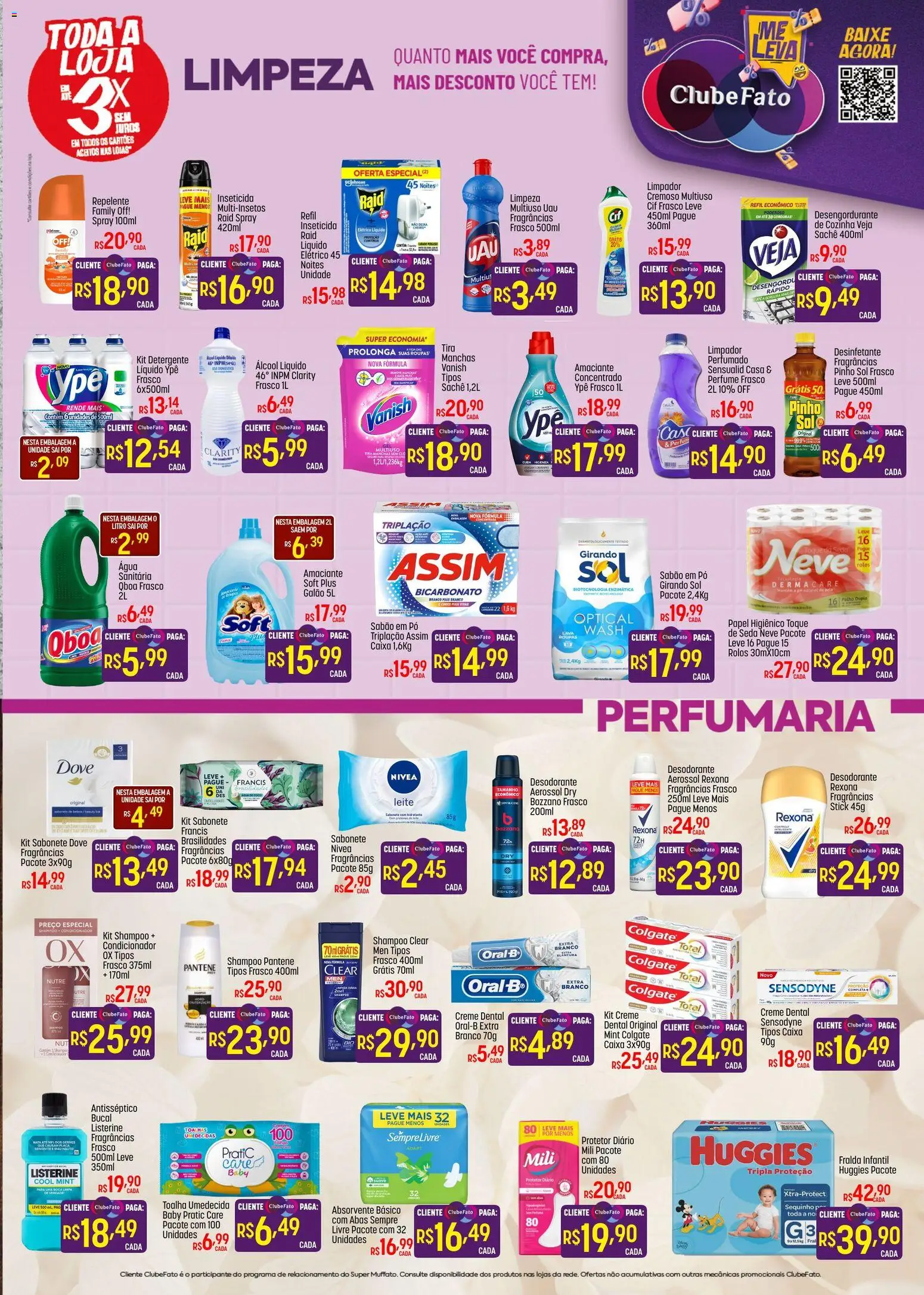 Super Muffato Folheto - válido de 12.01.2026 | Página: 7 | Produtos: Condicionador, Sabão, Desodorante, Absorvente