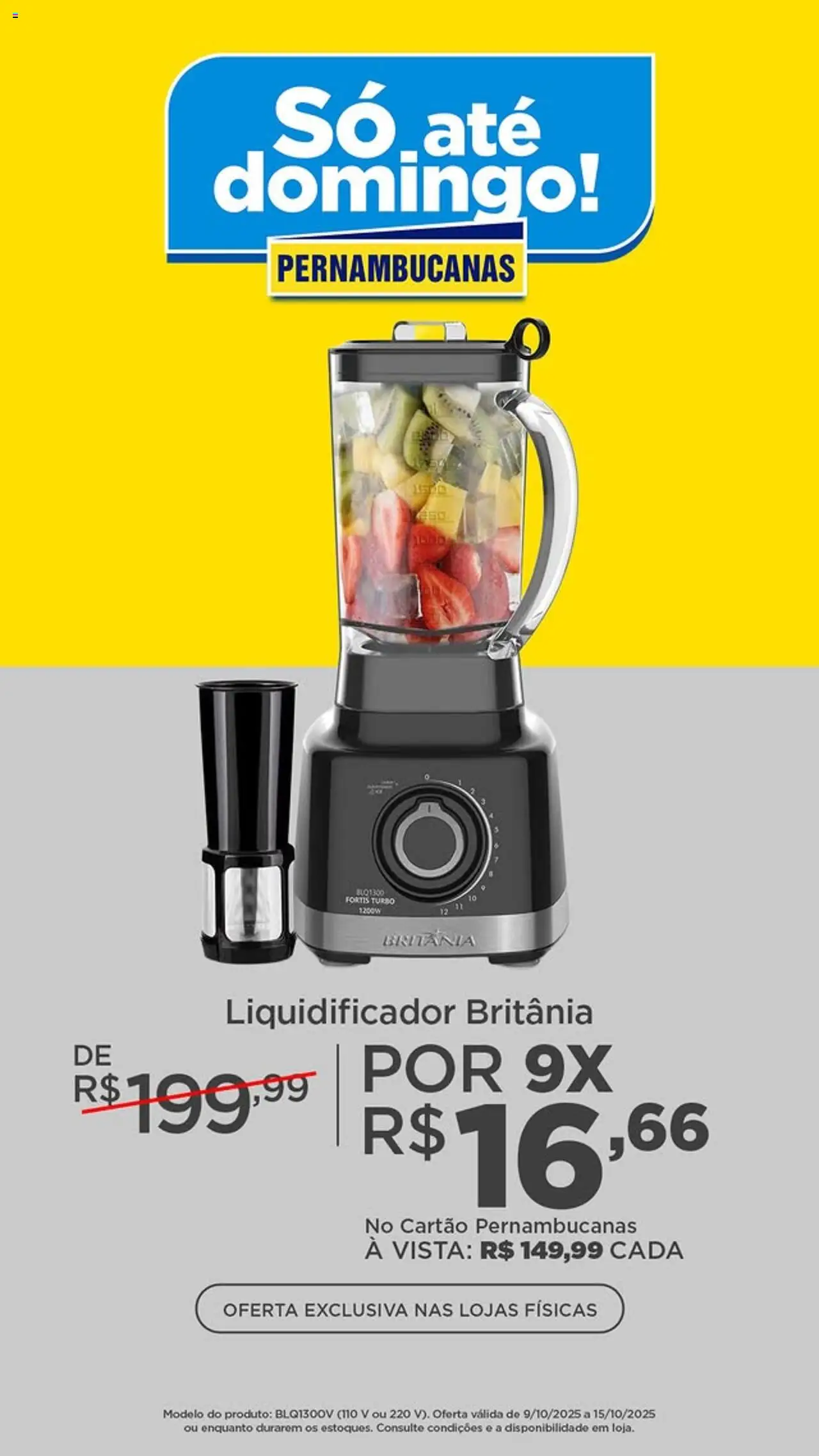Pernambucanas Folheto - válido de 09.10.2025 | Página: 2 | Produtos: Liquidificador