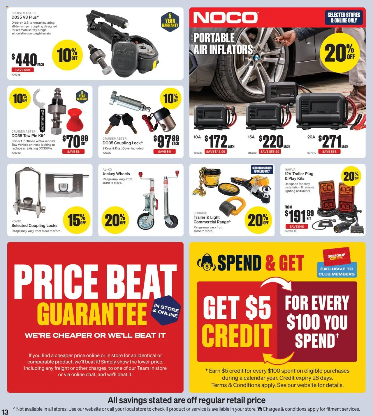 Supercheap Auto catalogue - valid from 15.10.2025 | Page: 13 | Products: Light, Kits, Portable