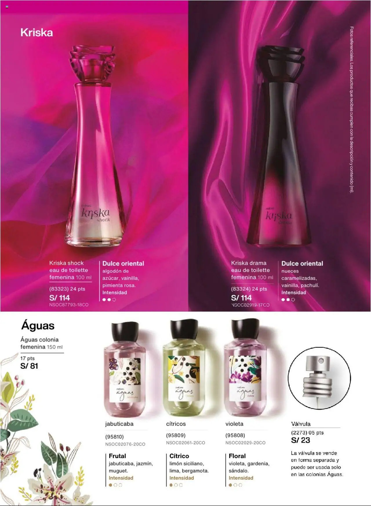 Catálogo Natura válido desde 03.09.2025 | Página: 34 | Productos: Nueces, EAU de Toilette
