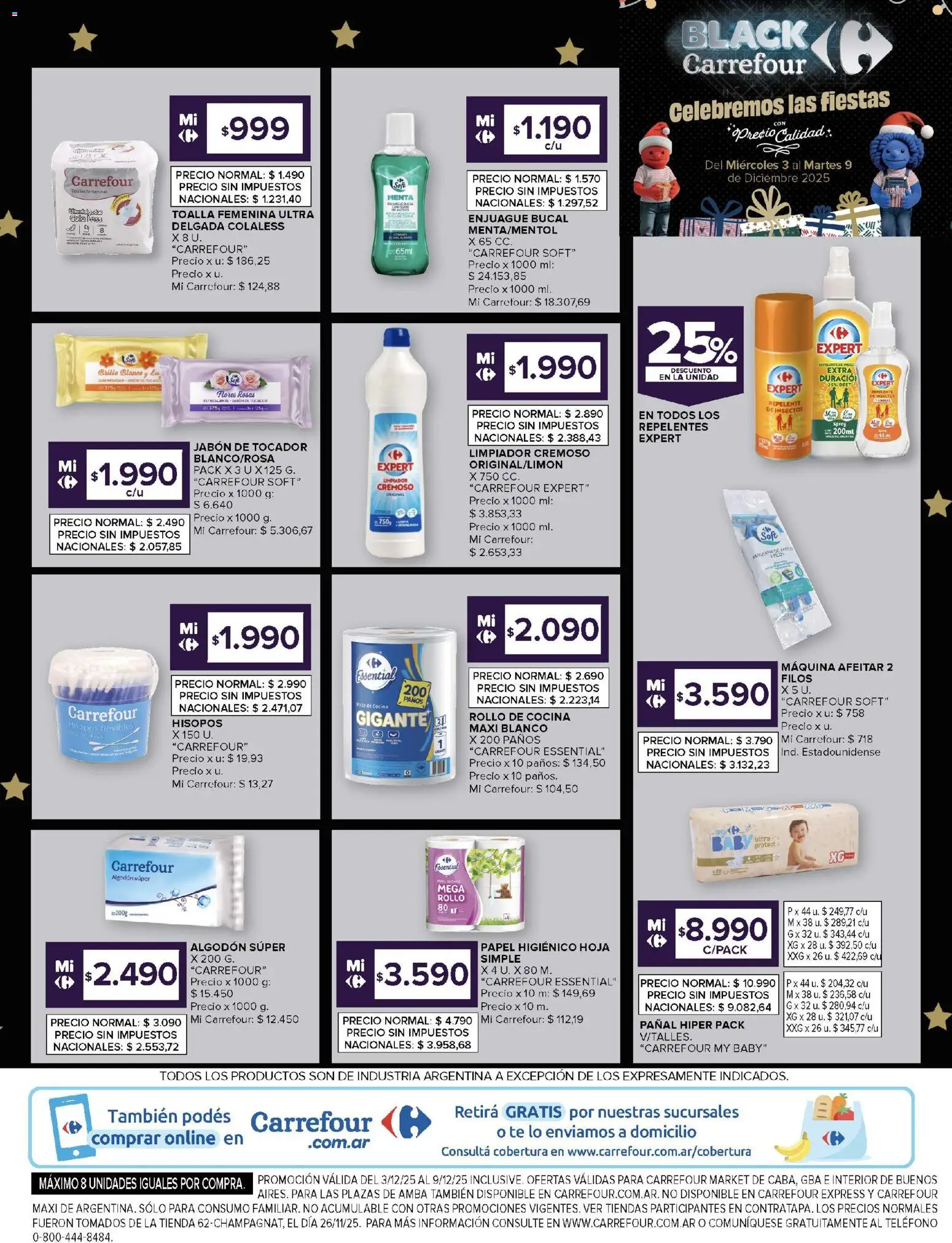 Carrefour Market catálogo │ válido desde el 03.12.2025 | Página: 15 | Productos: Papel higiénico, Cocina, Brillo, Jabón