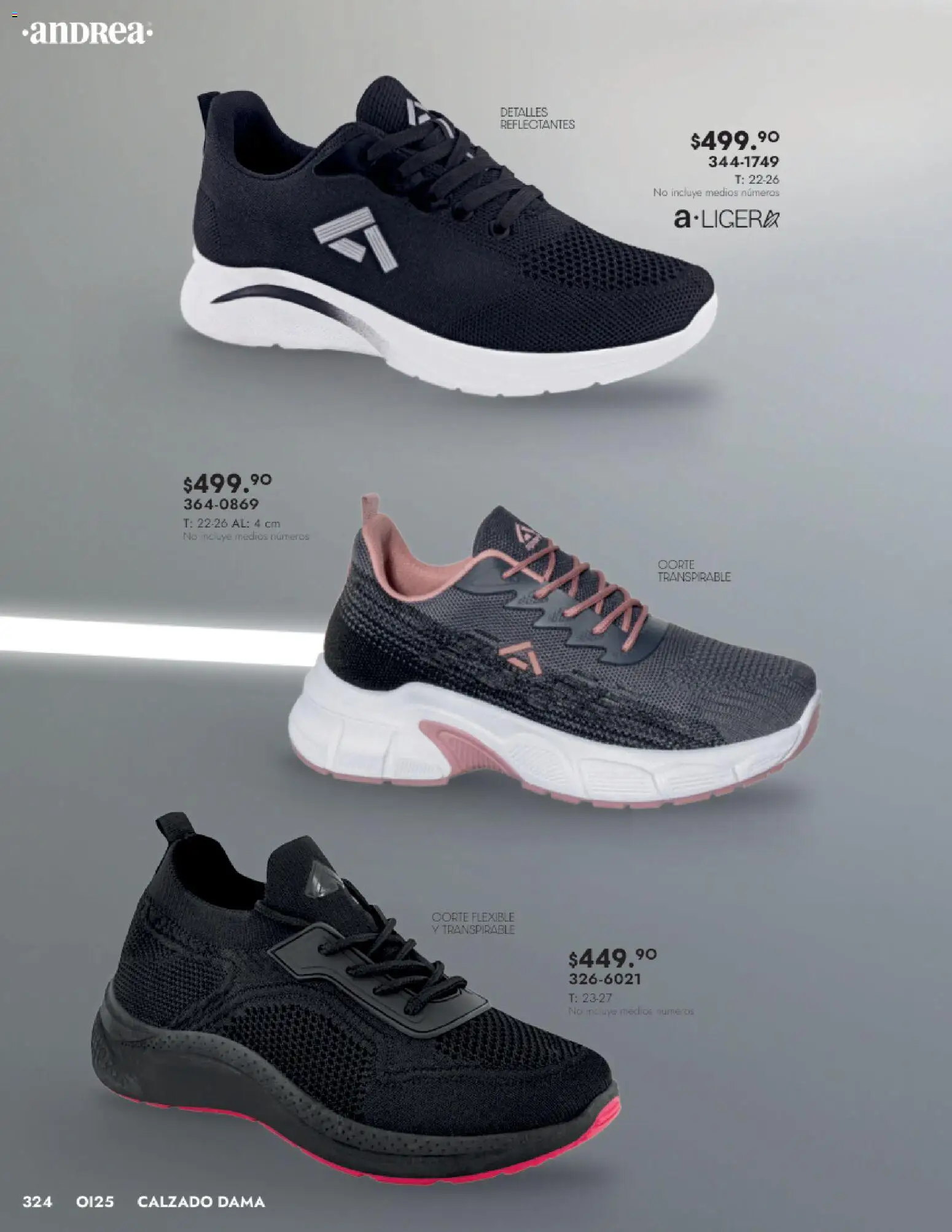 Nuevas ofertas de Andrea válidas en toda la República Mexicana desde el 24.08.2025. ¡Encuentra las mejores ofertas en Andrea - Catálogo Calzado Dama! | Página: 324