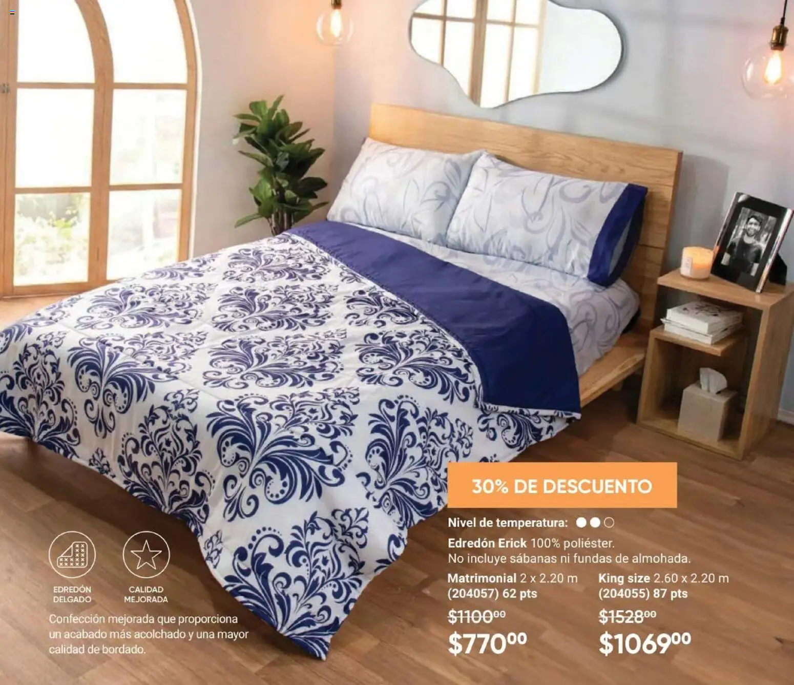 Nuevas ofertas de AVON válidas en toda la República Mexicana desde el 08.05.2026. ¡Encuentra las mejores ofertas en AVON Casa & Estilo 8 2026! | Página: 33 | Productos: Sabanas, Acolchado