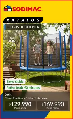 Sodimac ofertas  válido desde el 17.02.2026 | Página: 8 | Productos: Cama, Cama elástica