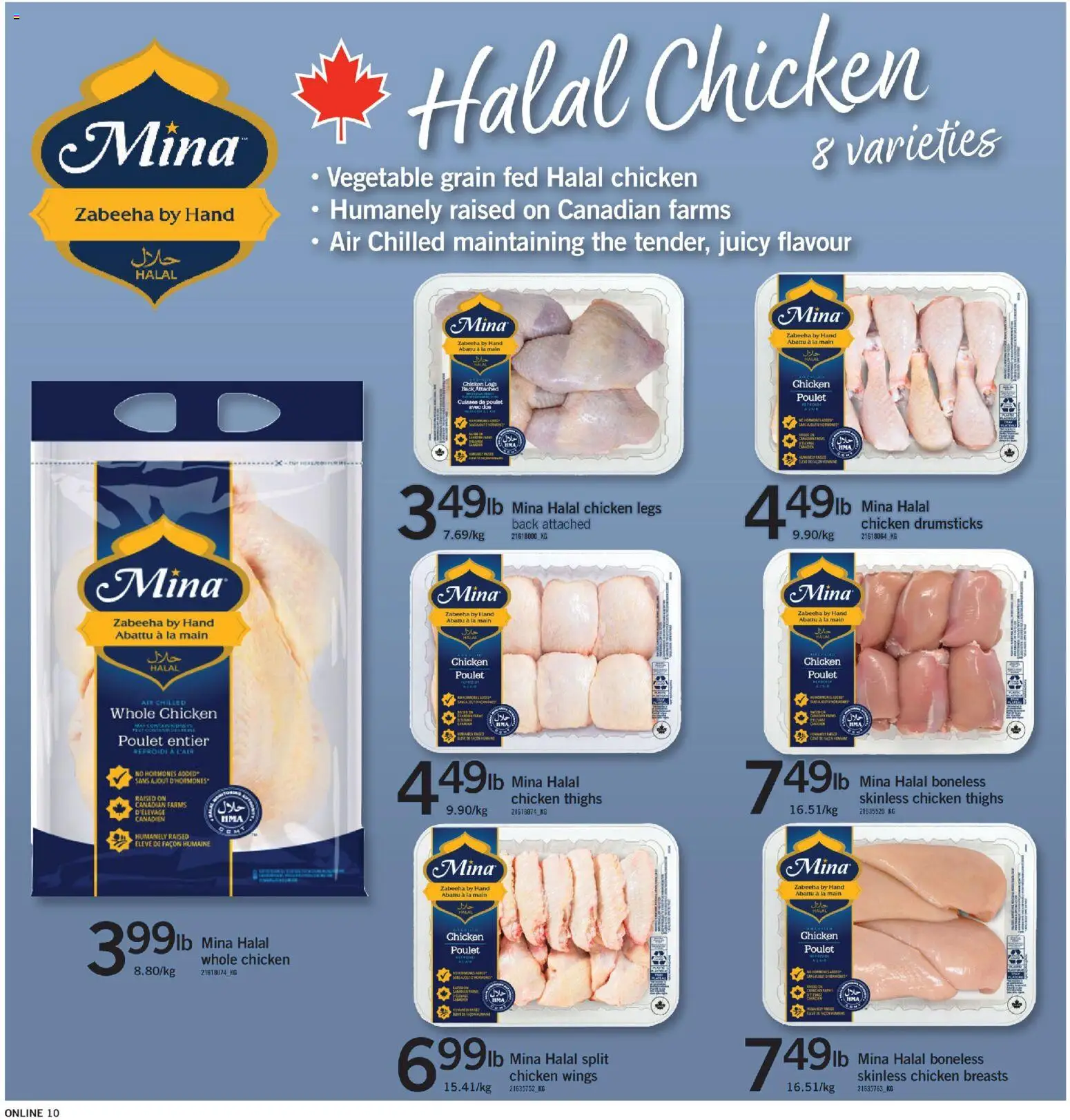 Fortinos flyer valid from 19.02.2026 | Page: 10 | Products: Chicken wings, Chicken breasts, Chicken