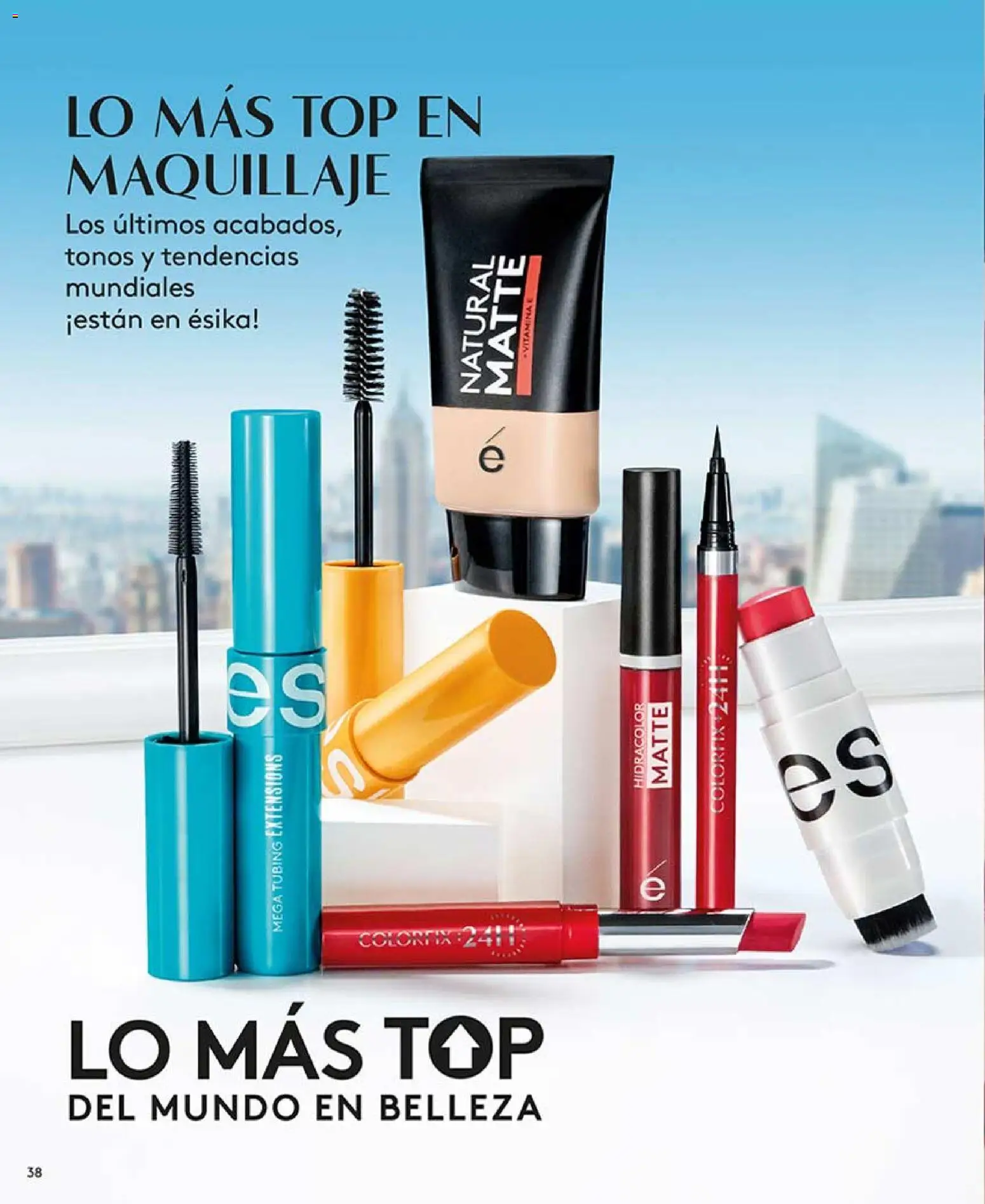 Catálogo Ésika Campaña 5 │ válido desde el 01.03.2026 | Página: 38 | Productos: Top, Maquillaje