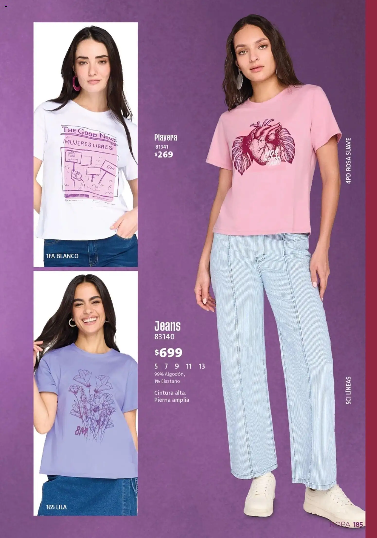 Nuevas ofertas de Ilusión válidas en toda la República Mexicana desde el 01.03.2026. ¡Encuentra las mejores ofertas en Ilusión catálogo Primavera! | Página: 187 | Productos: Playera