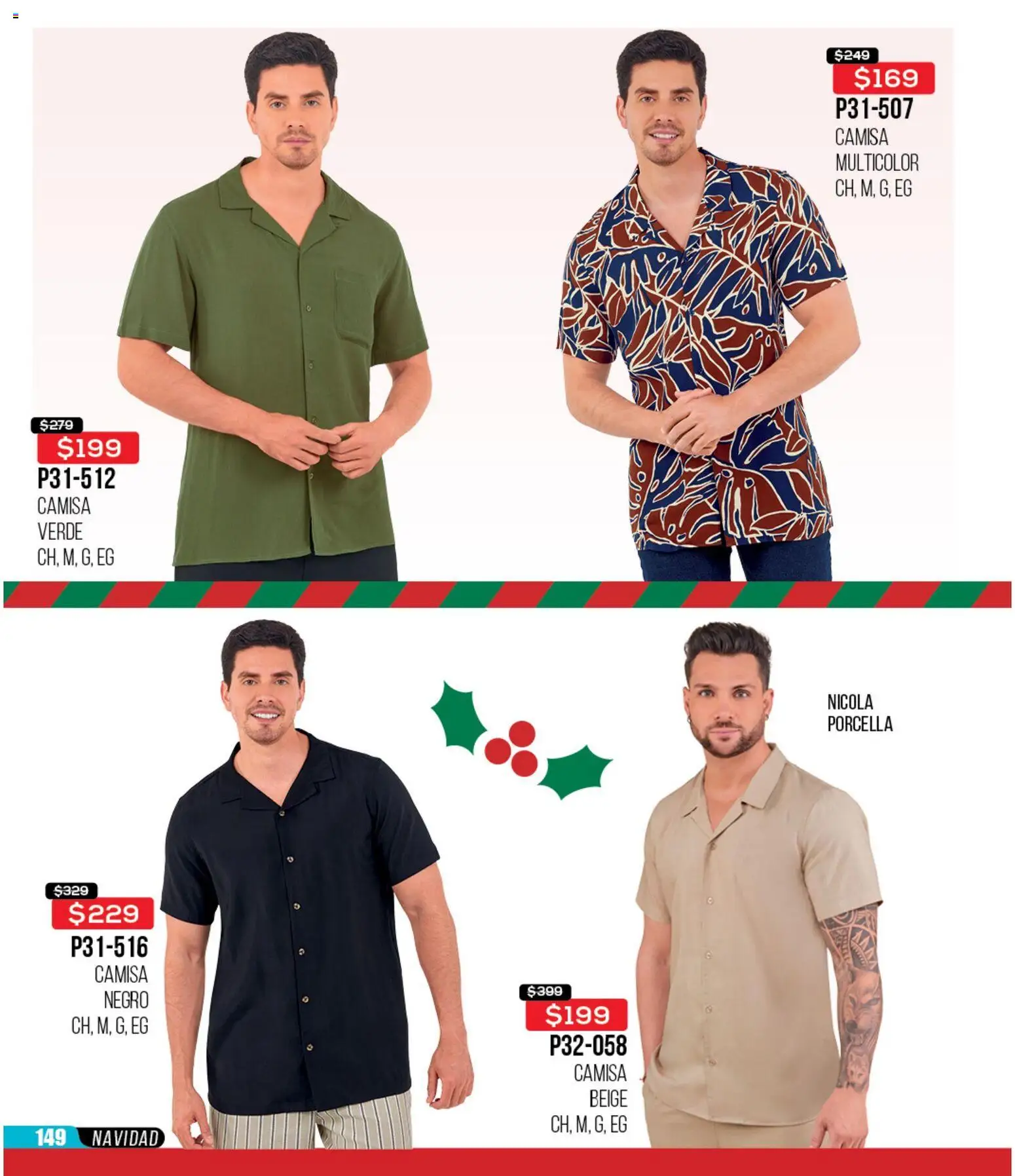 Nuevas ofertas de Cklass válidas en toda la República Mexicana desde el 30.11.2025. ¡Encuentra las mejores ofertas en Cklass catálogo Rebajas Navideñas Ropa! | Página: 150 | Productos: Camisa