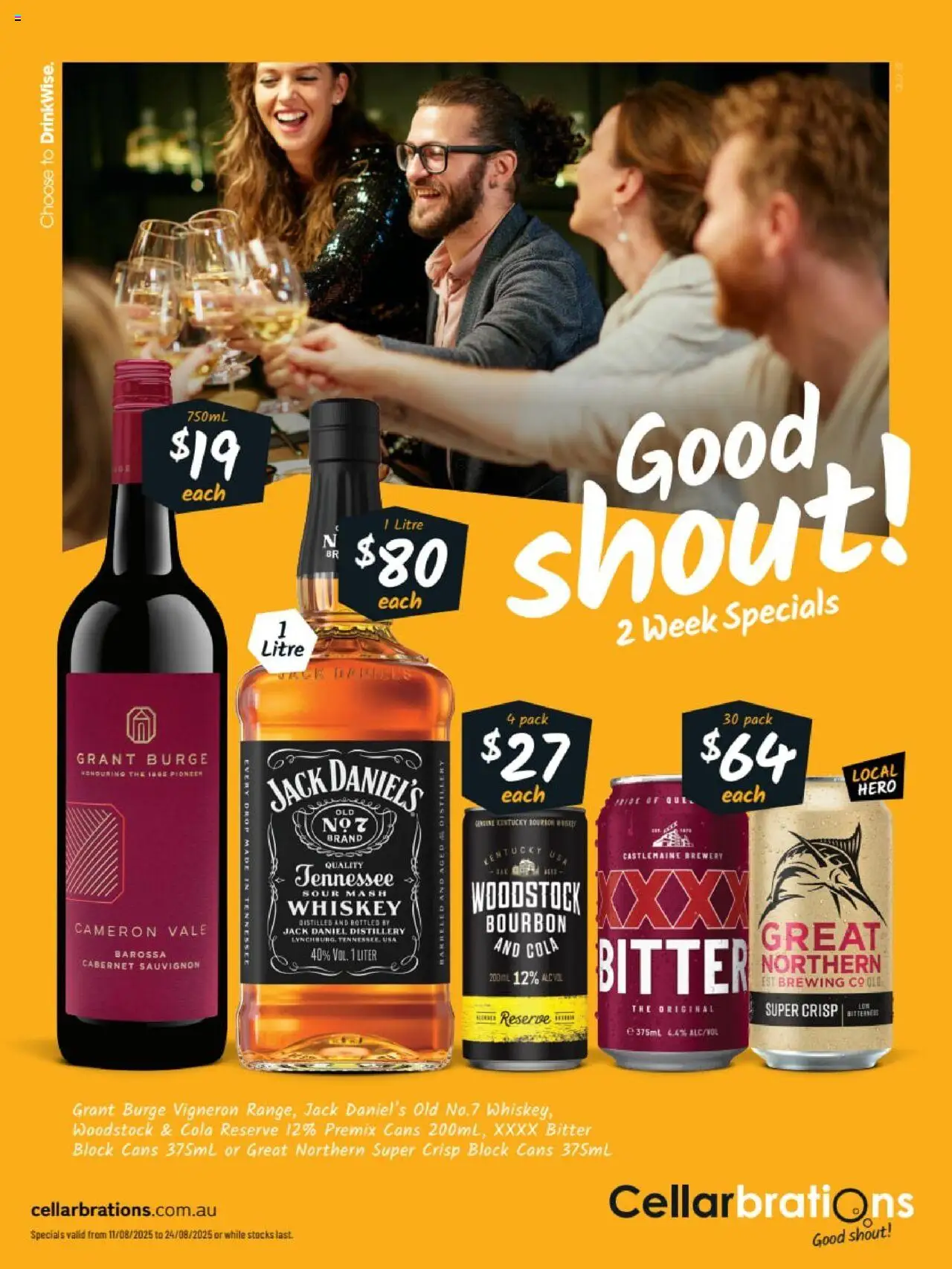 Cellarbrations catalogue - valid from 11.08.2025 | Page: 1 | Products: Bourbon, Whiskey