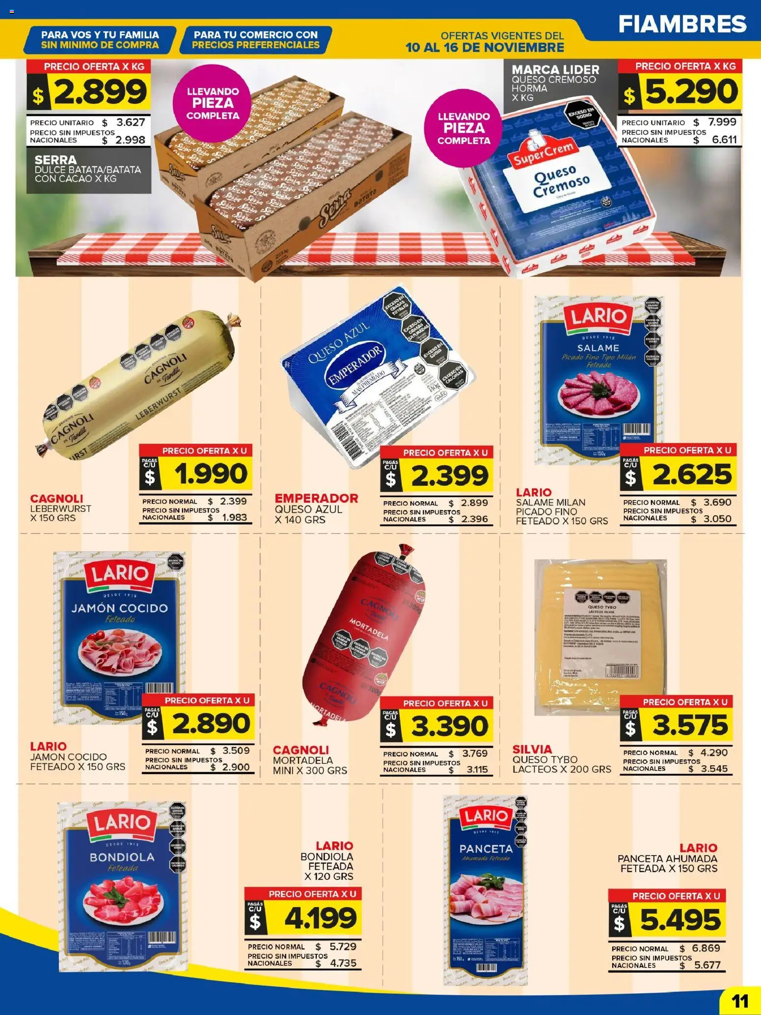 Carrefour Maxi catálogo │ válido desde el 10.11.2025 | Página: 13 | Productos: Jamón cocido, Mortadela, Panceta, Salame