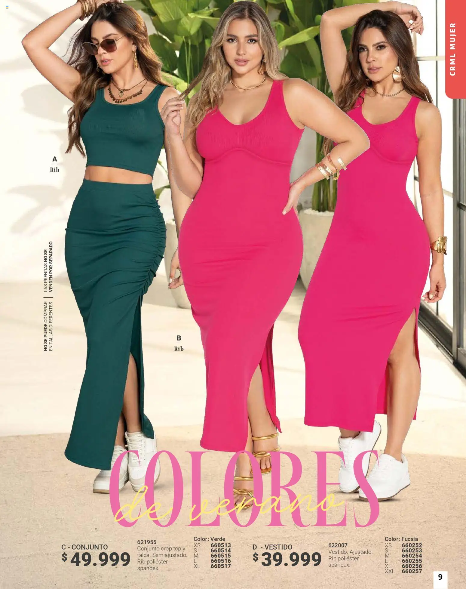 Carmel revista - valida desde el 01.01.2026 | Página: 9 | Productos: Top, Vestido, Conjunto