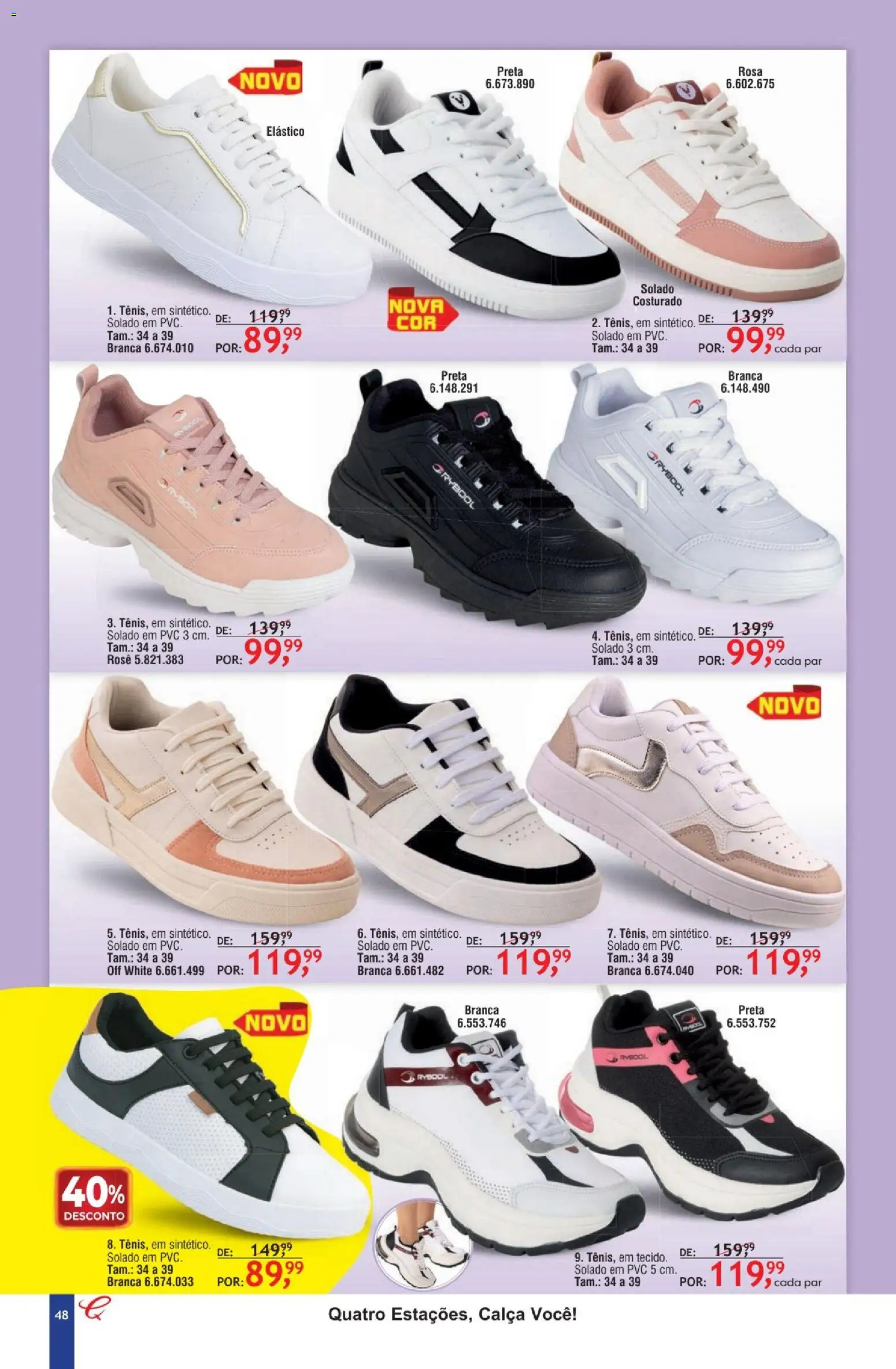 Quatro Estações Folheto - válido de 01.02.2026 | Página: 44 | Produtos: Calça