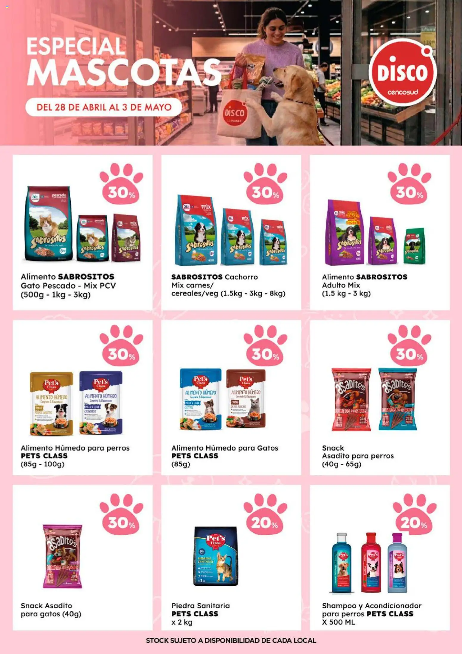 Disco - Folleto Mascotas Disco 28.04 │ válido desde el 27.04.2026 | Página: 3