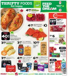 Preview of Thrifty Foods weekly flyer / circulaire from shop Thrifty Foods valid from 22.01.2026