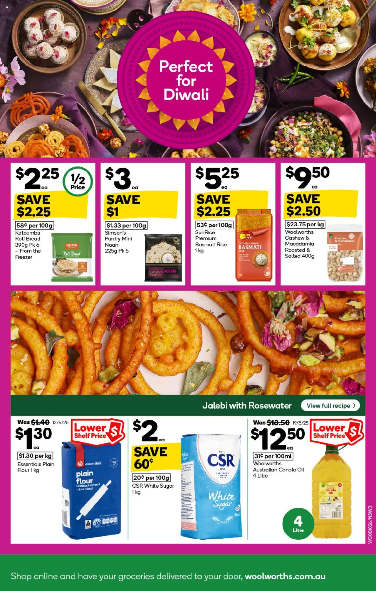 Woolworths catalogue - valid from 08.10.2025 | Page: 31 | Products: Flour, Bread, Sugar, Freezer