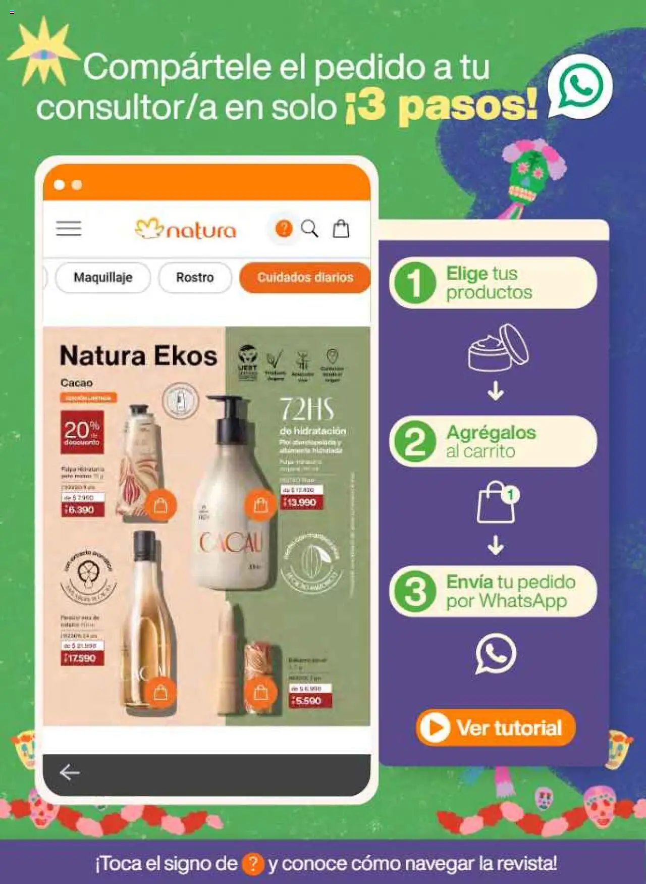 Nuevas ofertas de Natura válidas en toda la República Mexicana desde el 17.09.2025. ¡Encuentra las mejores ofertas en Natura - Campaña 15 2025! | Página: 2 | Productos: Cacao, Maquillaje