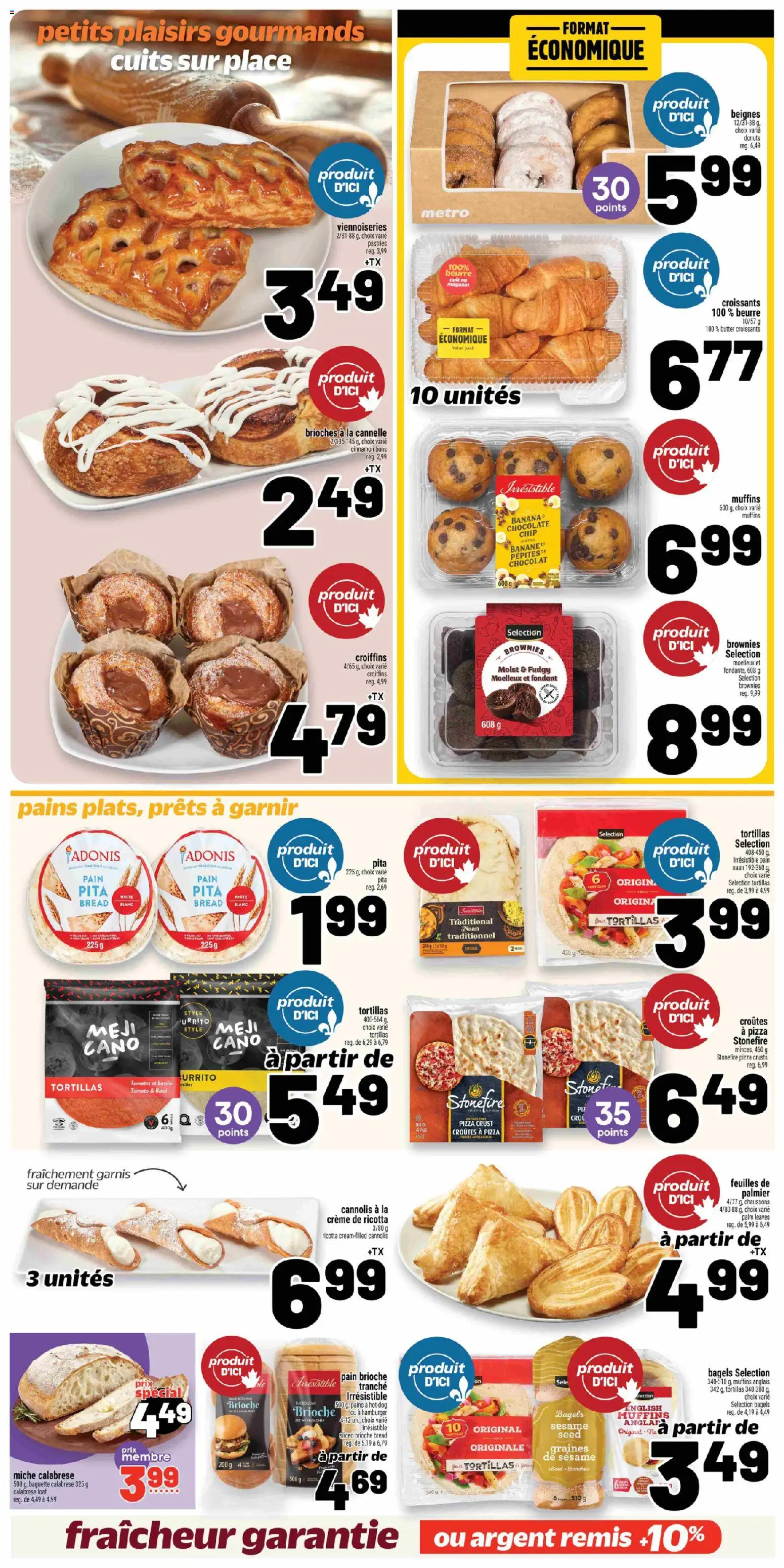 Metro flyer valid from 01.01.2026 | Page: 12 | Products: Butter, Bread, Chocolate, Pizza
