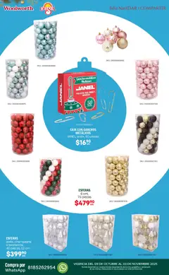 Vista previa de Del Sol y Woolworth - Catálogo Feliz NaviDar y Compartir , nuevo folleto de la tienda, válido en México a partir del 09.10.2025 | Página: 10