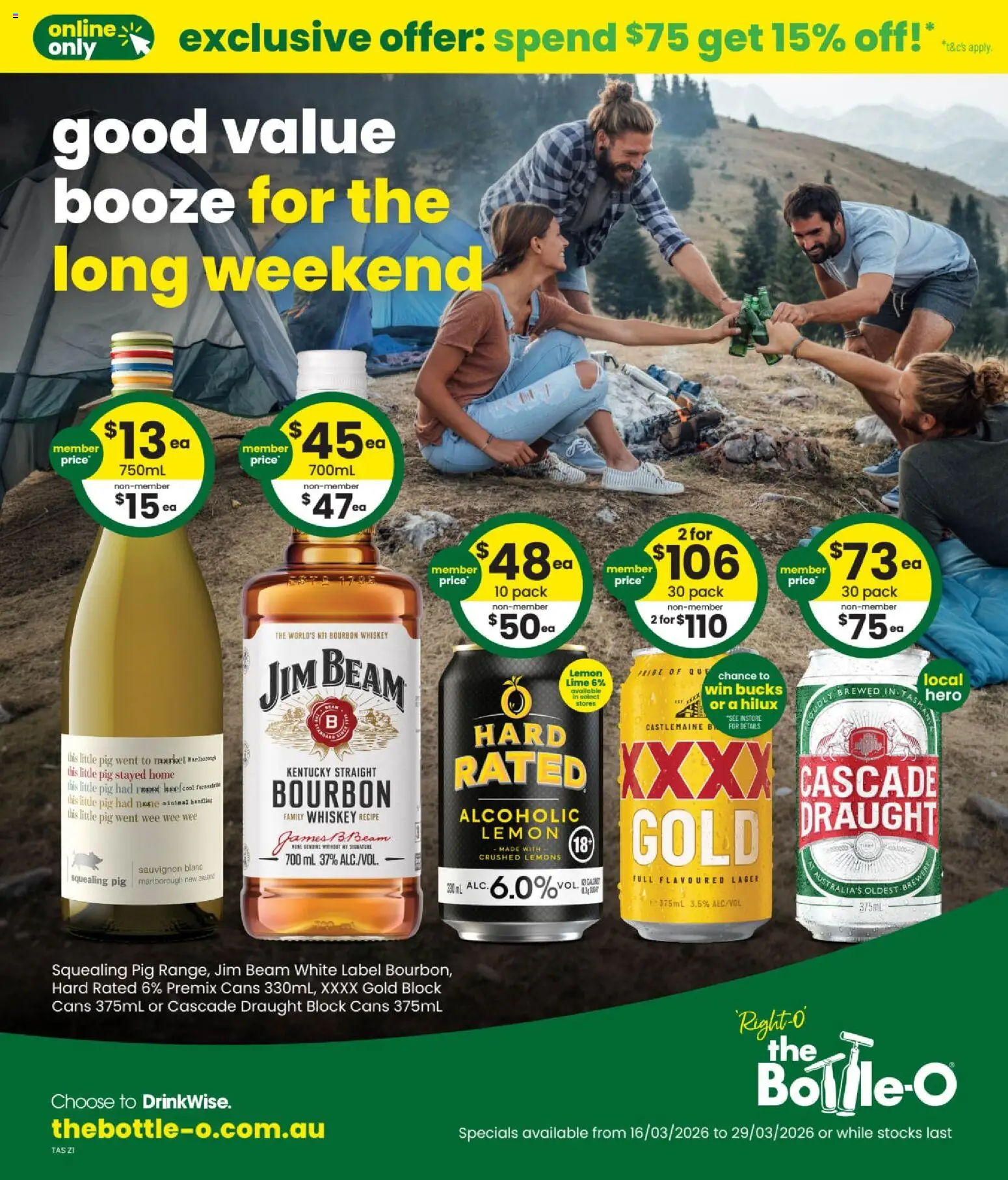 The Bottle-O catalogue - valid from 16.03.2026 | Page: 1