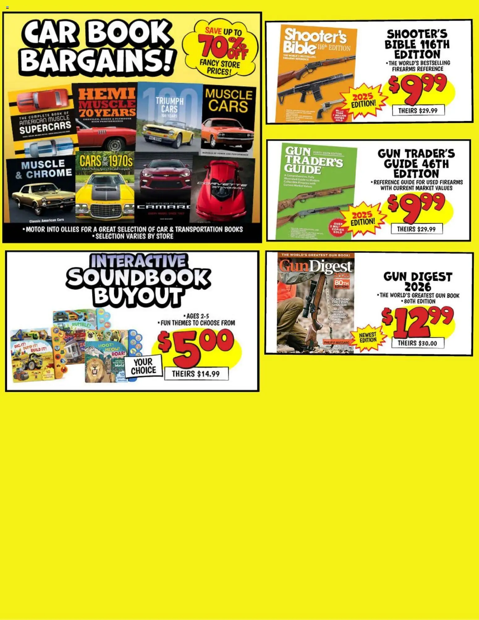 Ollie's Books Ad - valid from 11.11.2025 | Page: 6 | Products: Gun