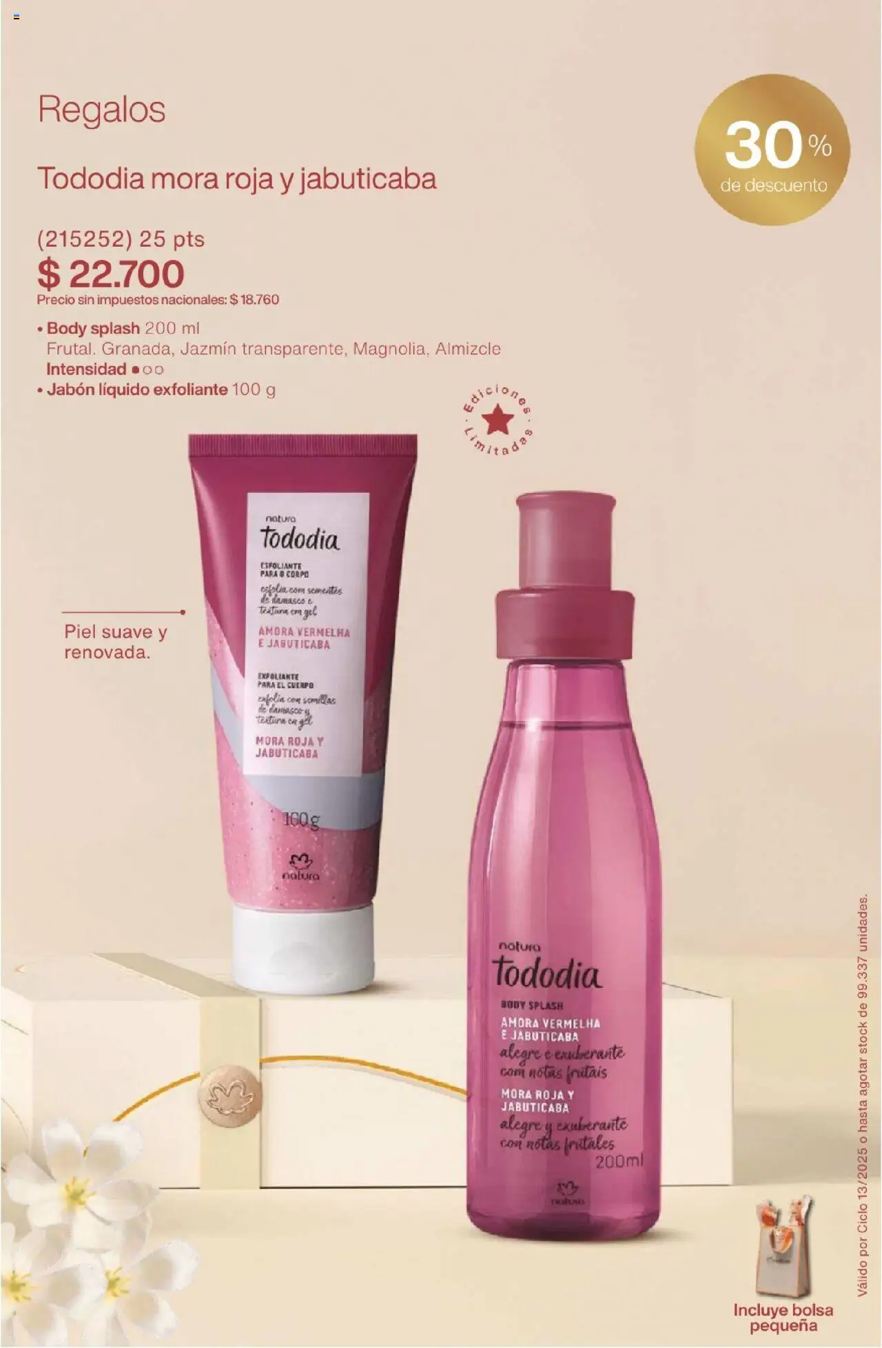 Catálogo Natura Ciclo 13 │ válido desde el 11.09.2025 | Página: 18 | Productos: Bolsa, Jabón líquido, Jabón, Semillas
